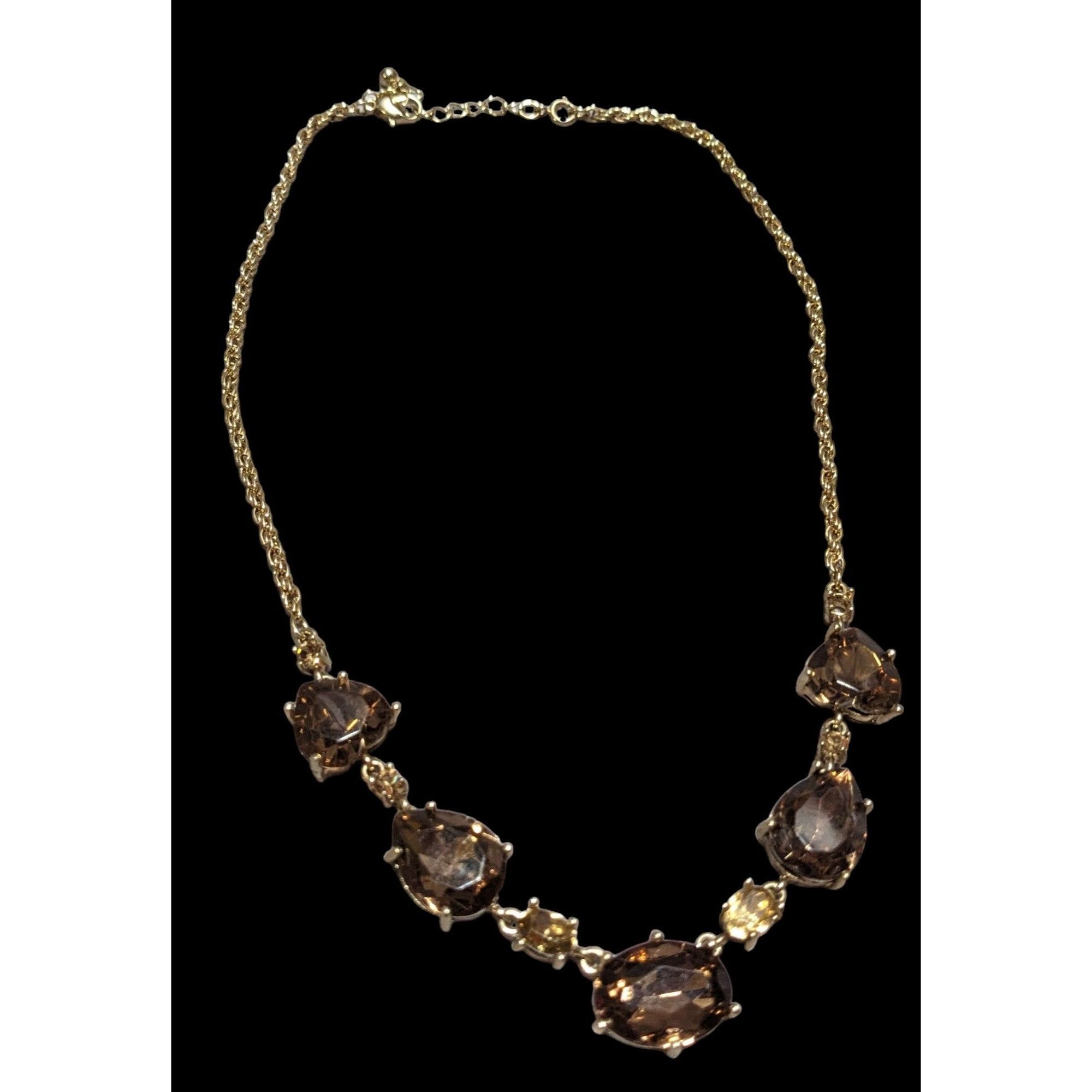 Other Elegant Brown Glass Necklace Size ONE SIZE - 3 Thumbnail