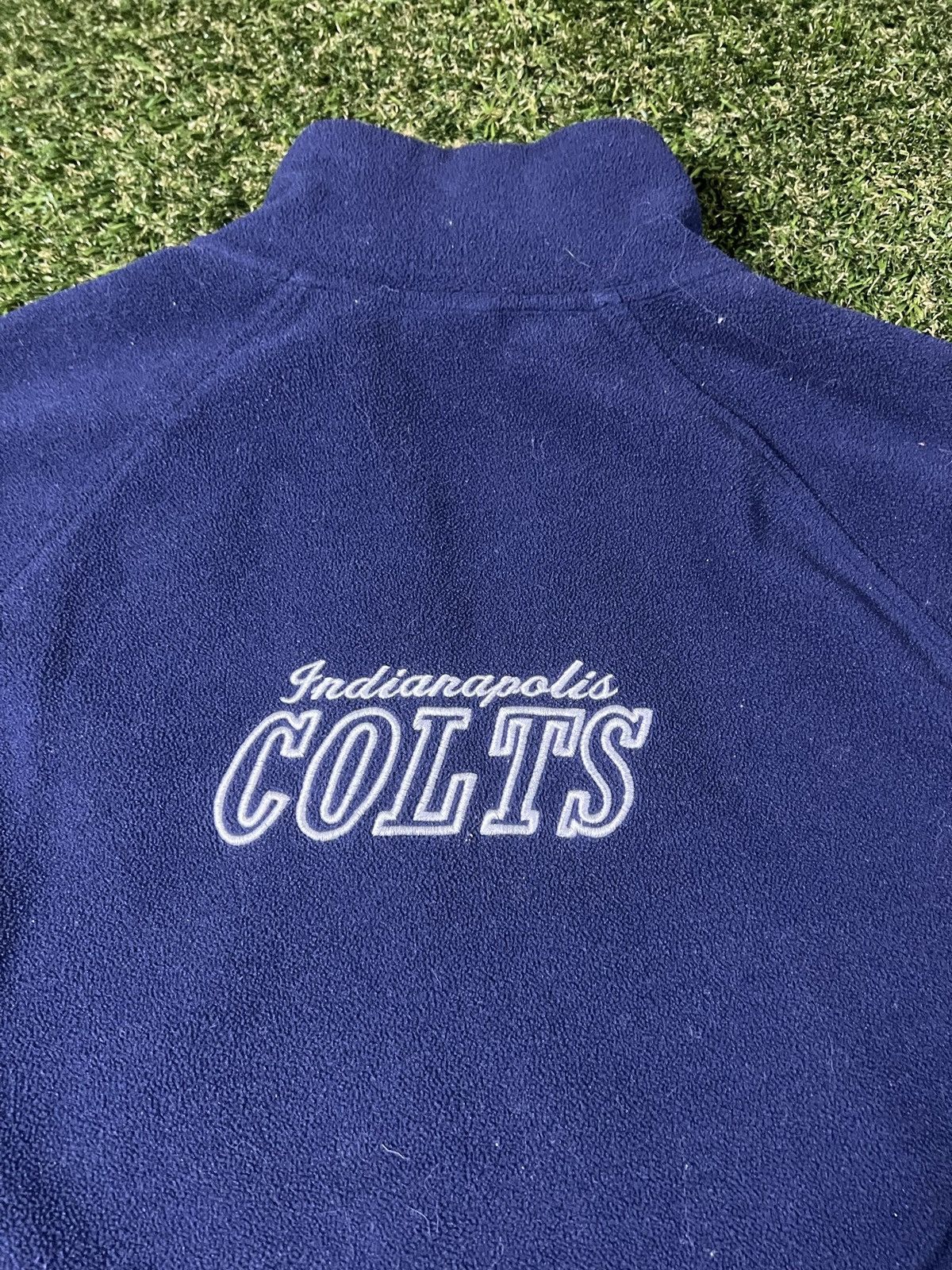 NFL Vintage Y2K Baggy Indianapolis Colts Football Fleece Jacket Size US L / EU 52-54 / 3 - 4 Thumbnail