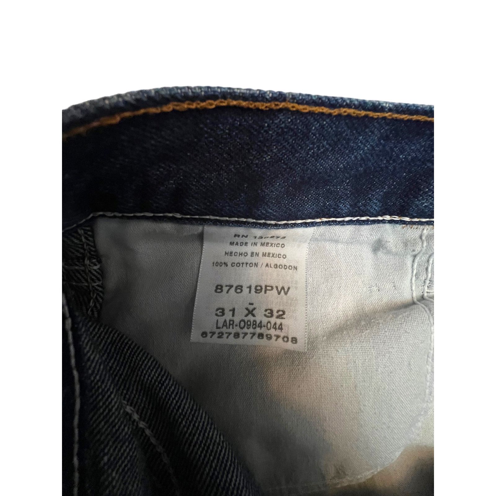 Rustler Rustler Mens Blue Denim Jeans 31x32 Relaxed Fit Straight Leg Size US 31 - 3 Thumbnail