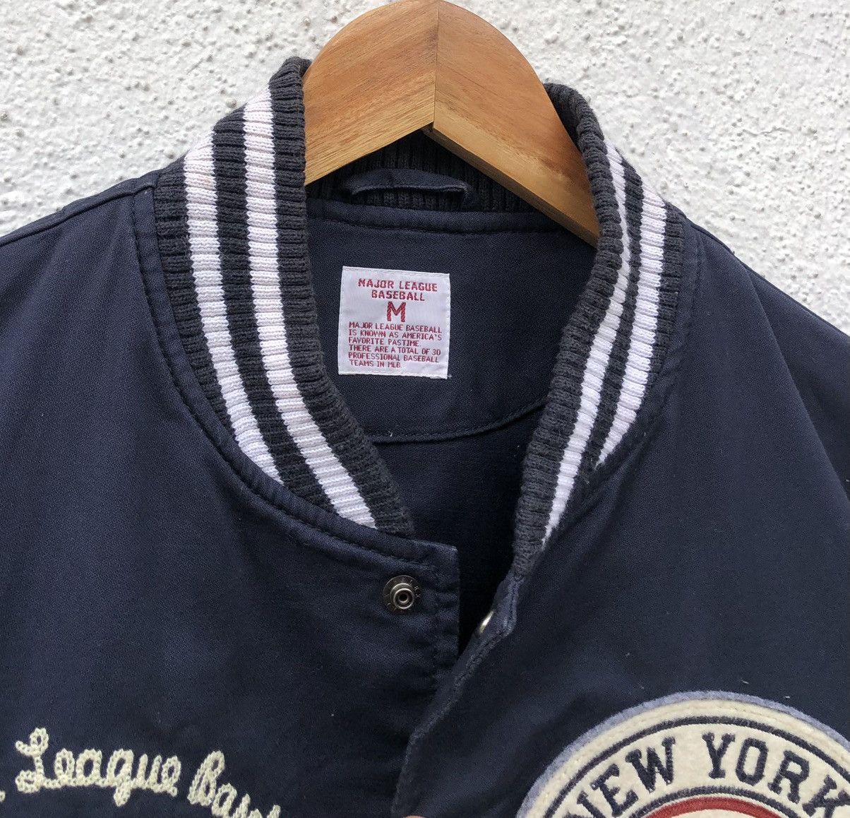 MLB New York Yankees Patch Logo Baseball Varsity Jacket Size US M / EU 48-50 / 2 - 21 Thumbnail