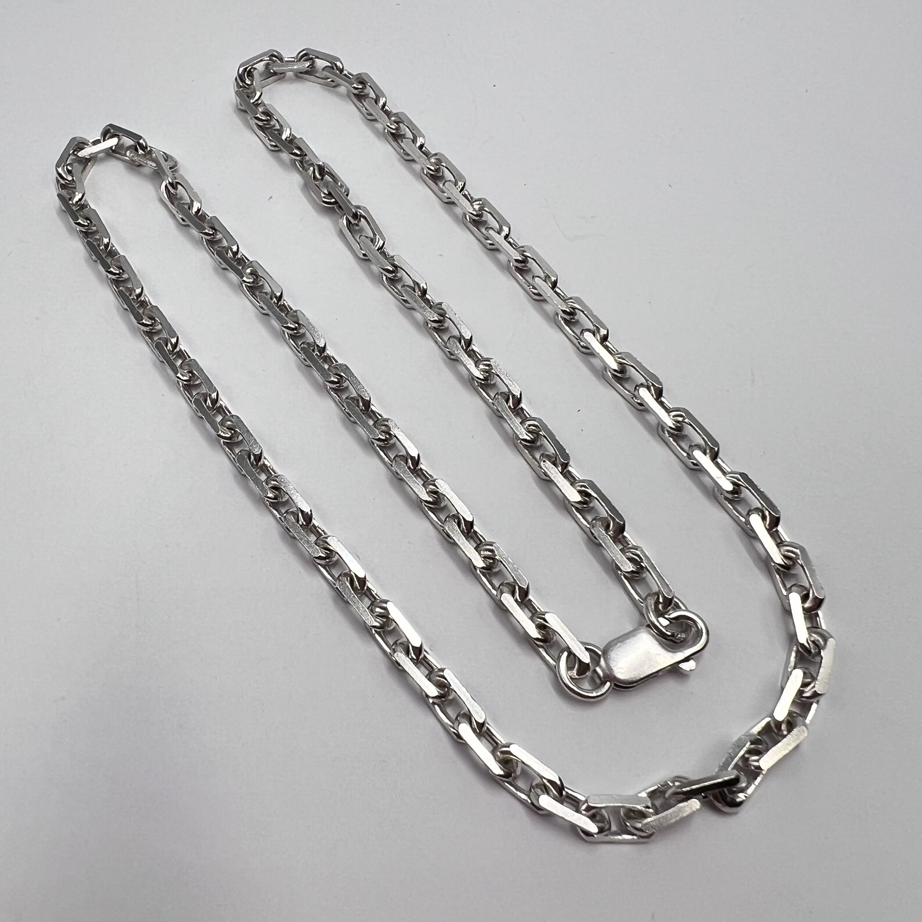 Sterling Silver Massive Vintage Sterling Silver 925 Unisex Chain 26.8g Size ONE SIZE - 6 Thumbnail