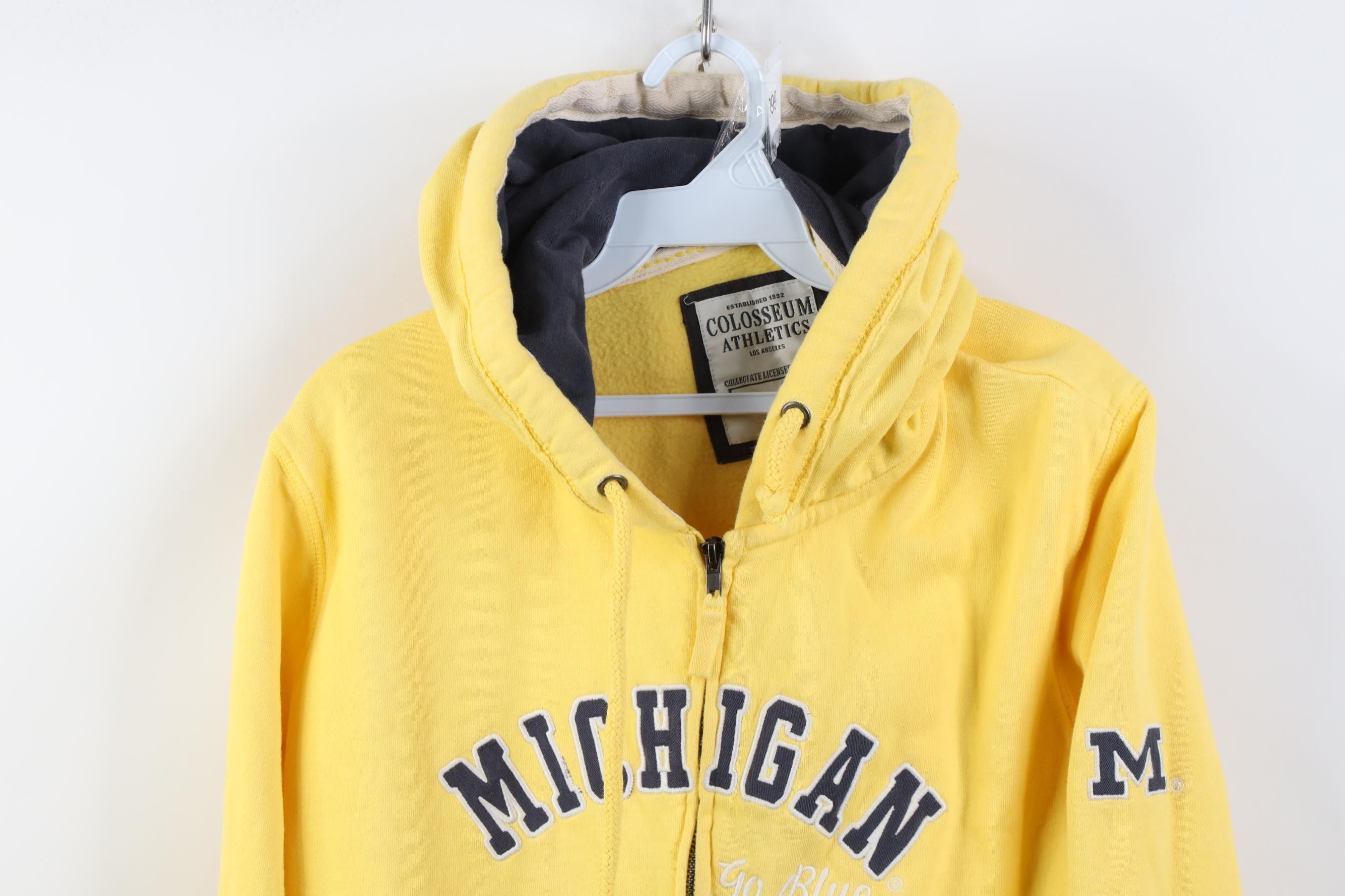 Vintage Vintage Y2K University of Michigan Full Zip Sweatshirt Size L / US 10 / IT 46 - 2 Thumbnail