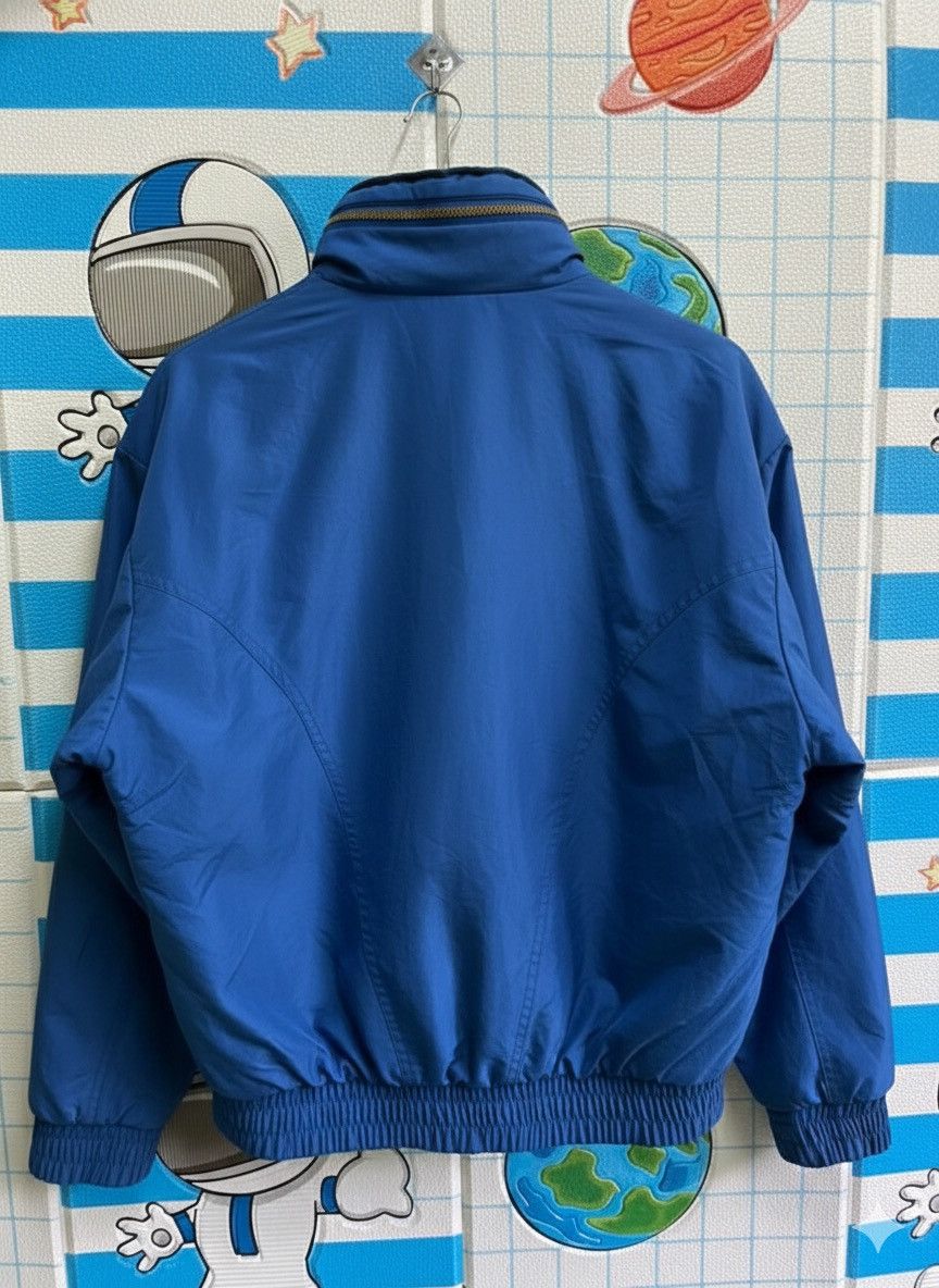 Asics Vintage 90s Asics Hood Bomber Jacket Blue Made In Japan Size US M / EU 48-50 / 2 - 5 Thumbnail