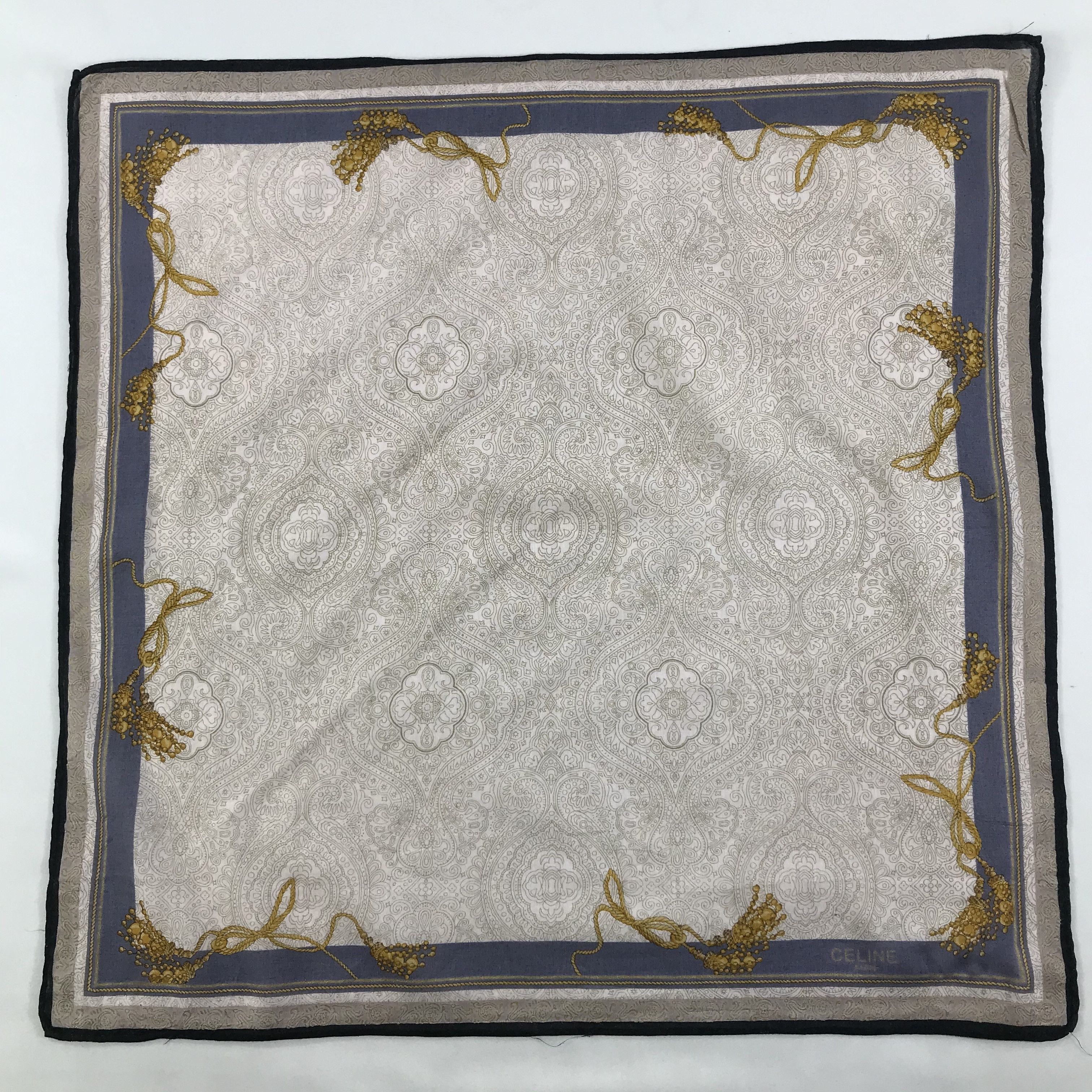 Celine × Vintage Celine Bandana / Handkerchief / Neckerchief - S1275 Size ONE SIZE - 1 Thumbnail
