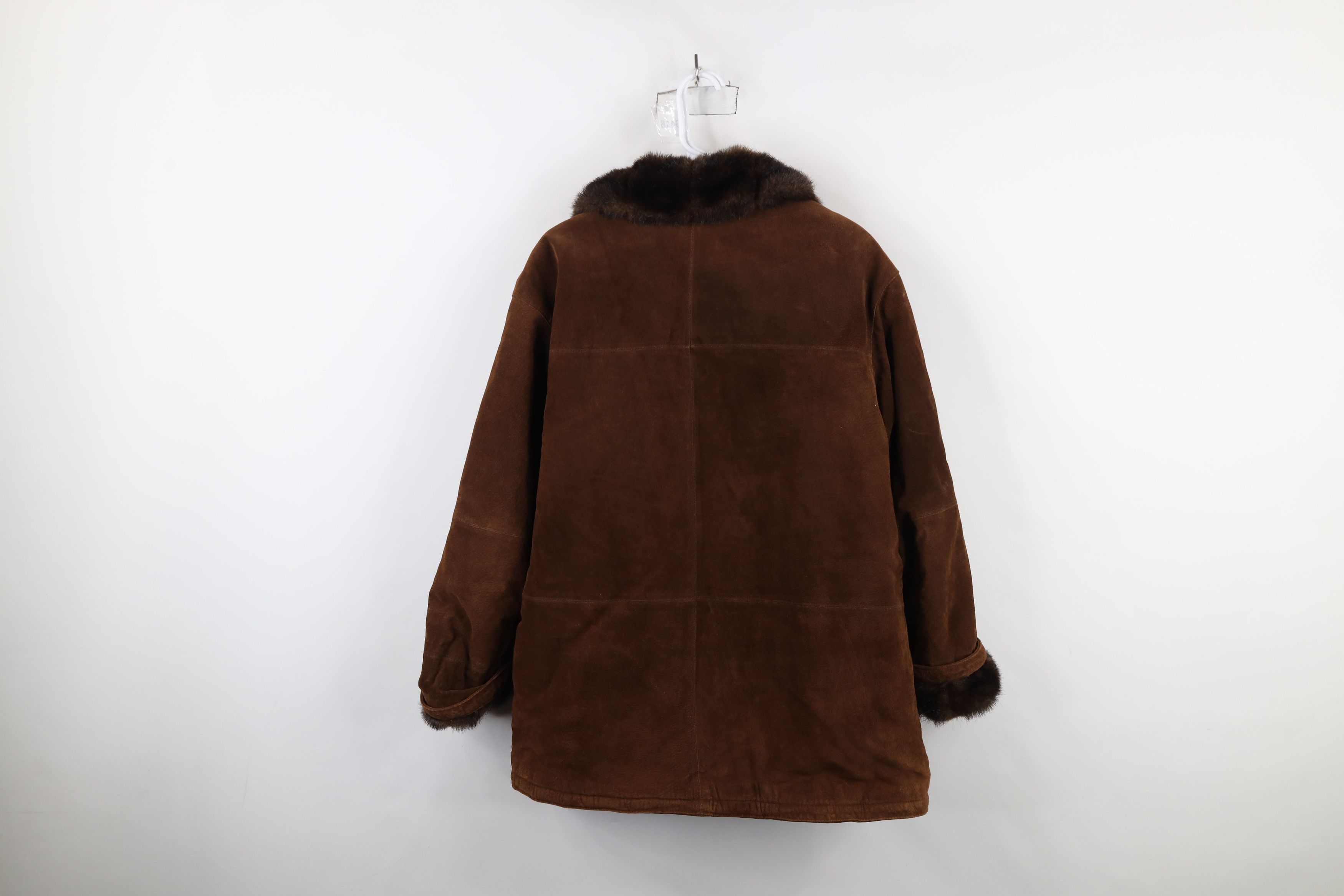 Vintage Vintage 90s Streetwear Reversible Faux Fur Pennylane Jacket Size L / US 10 / IT 46 - 9 Thumbnail