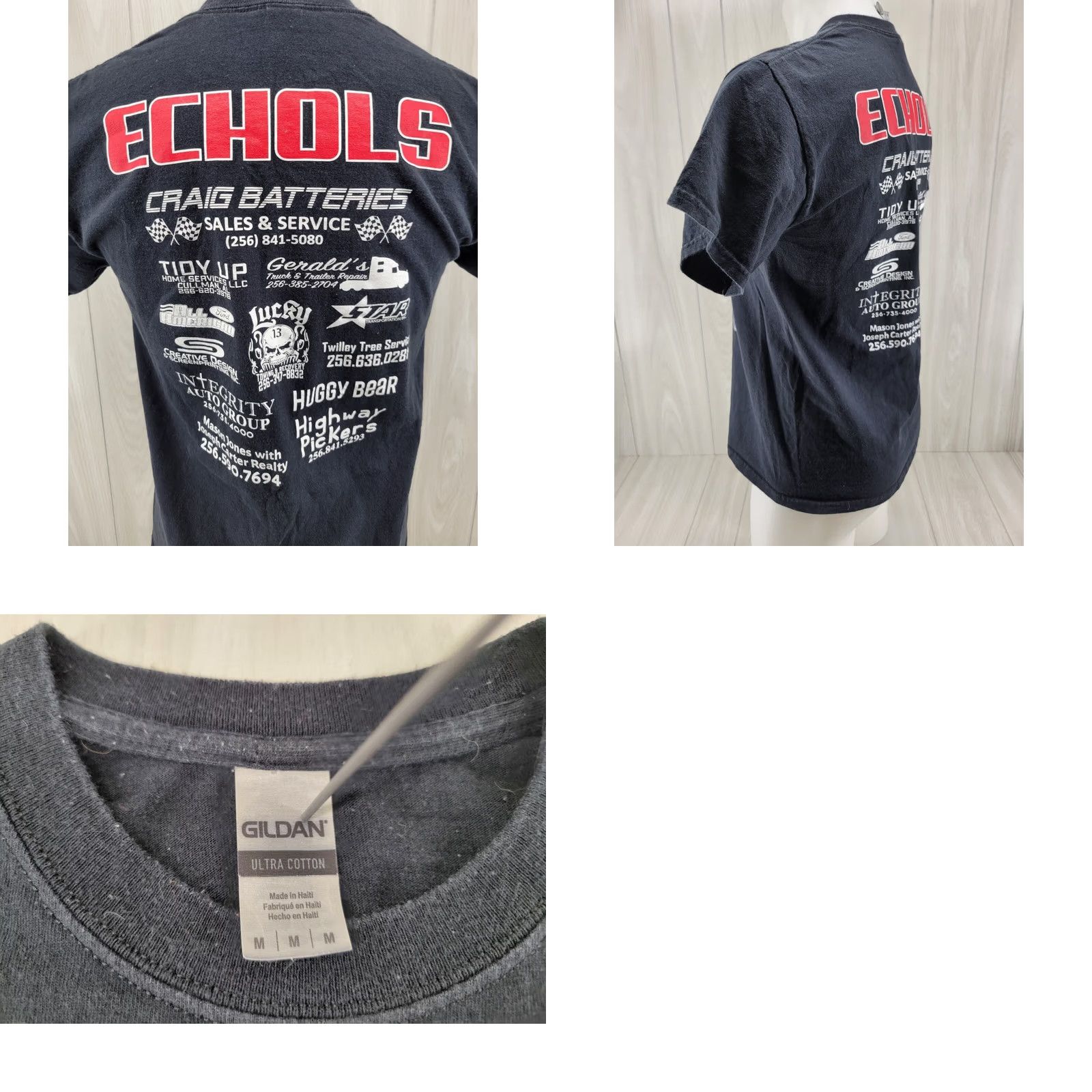 Gildan VINTAGE Christian The Vanilla Gorilla Echols MMA Shirt Size Medium Black Gildan Mens Short Sleeve T-Shirt Graphic Print Size US M / EU 48-50 / 2 - 8 Thumbnail
