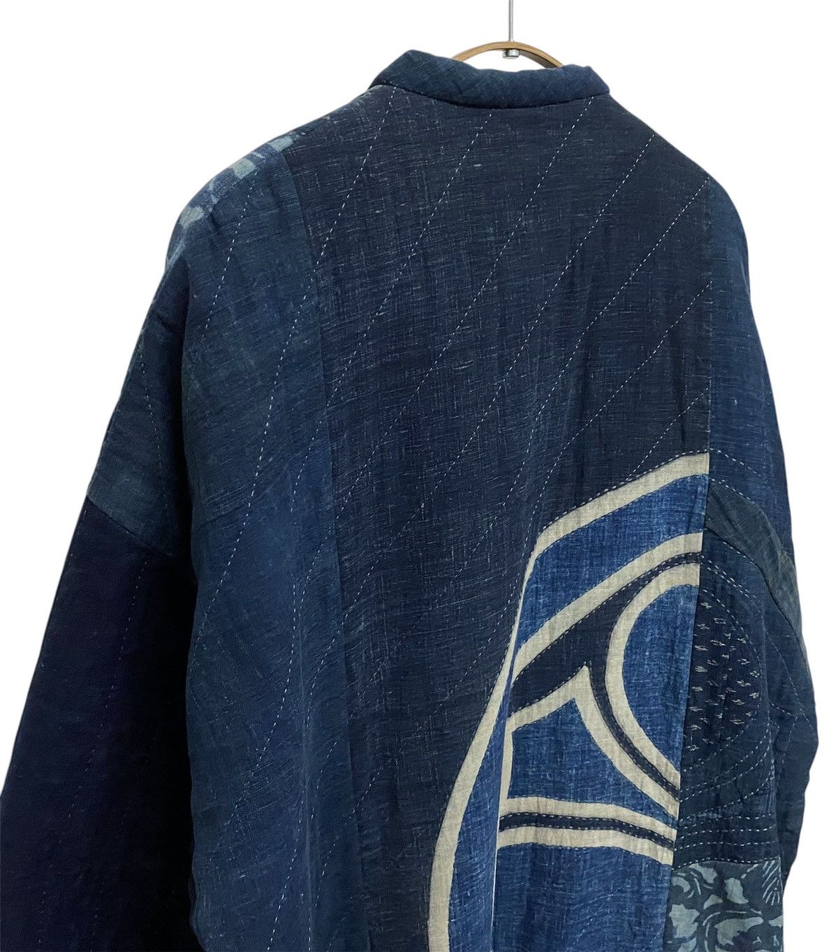 Indigo Vintage 60's JAPANESE Traditional Kimono indigo Size US XL / EU 56 / 4 - 2 Thumbnail