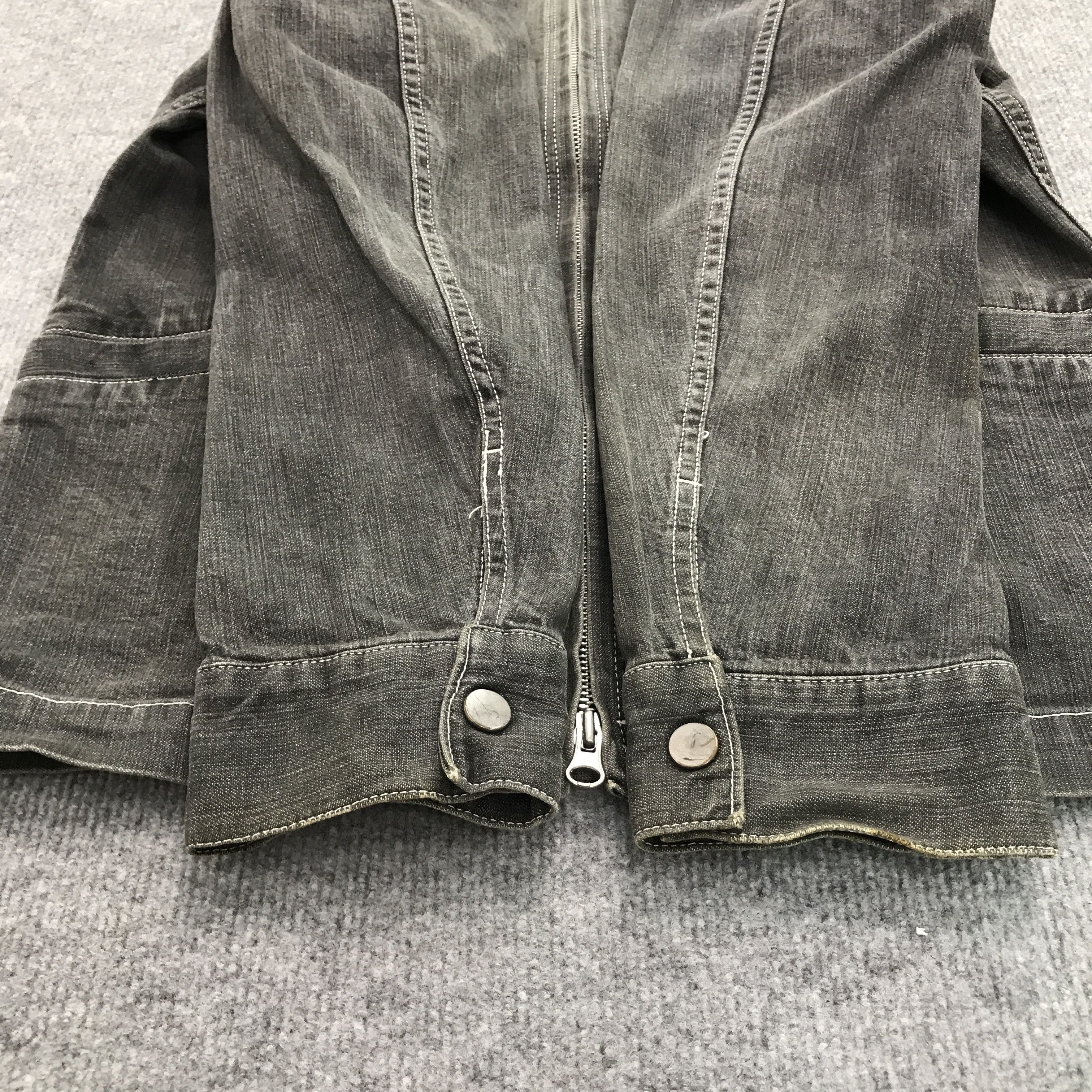 Japanese Brand × Nicole Club NICOLE CLUB FOR MEN UP ZIPPER BLACK FADED STYLE JACKET Size US S / EU 44-46 / 1 - 3 Thumbnail