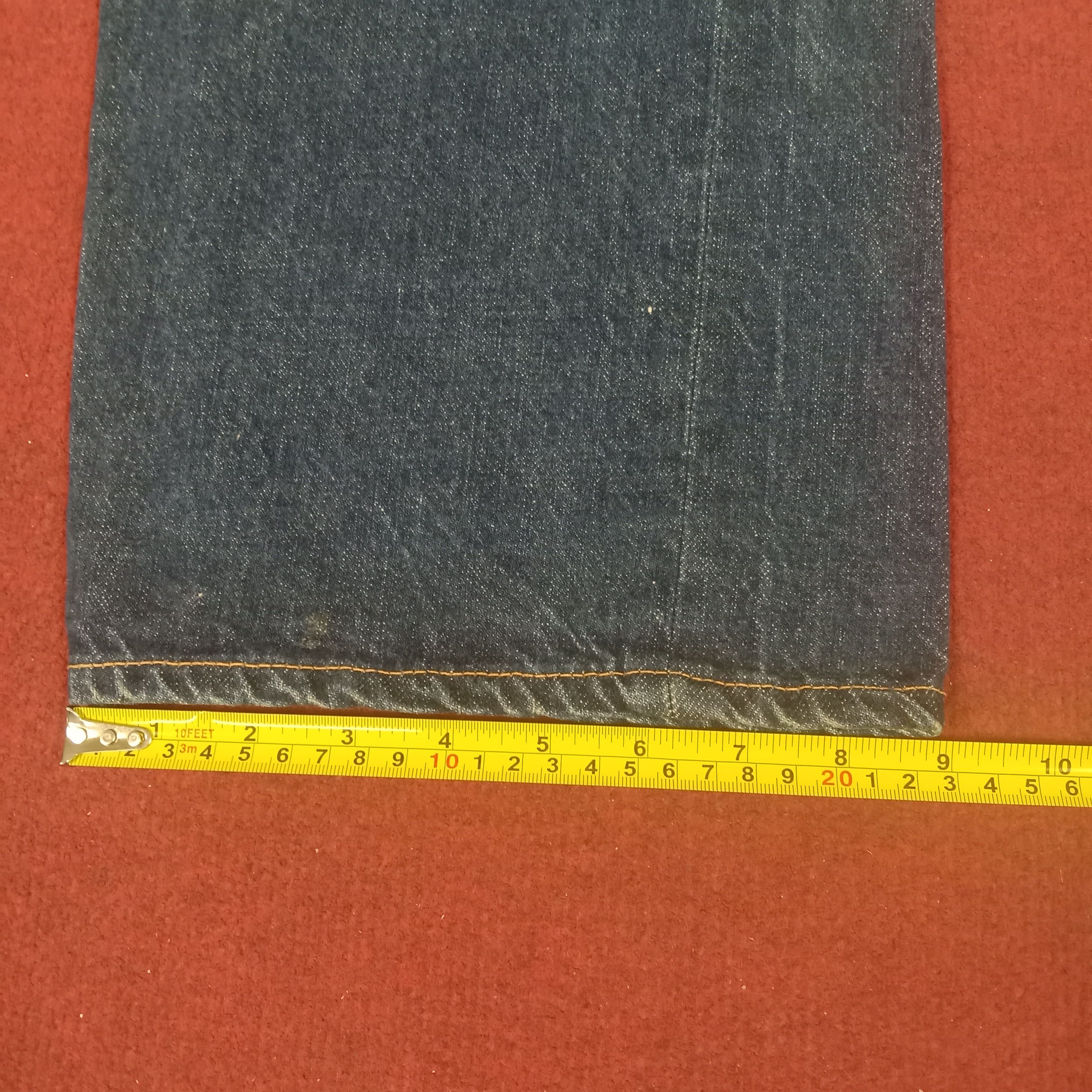 Evisu × Japanese Brand × Vintage Evis Streetwear Skater Custom Daicock Style Jeans Size US 35 - 11 Thumbnail