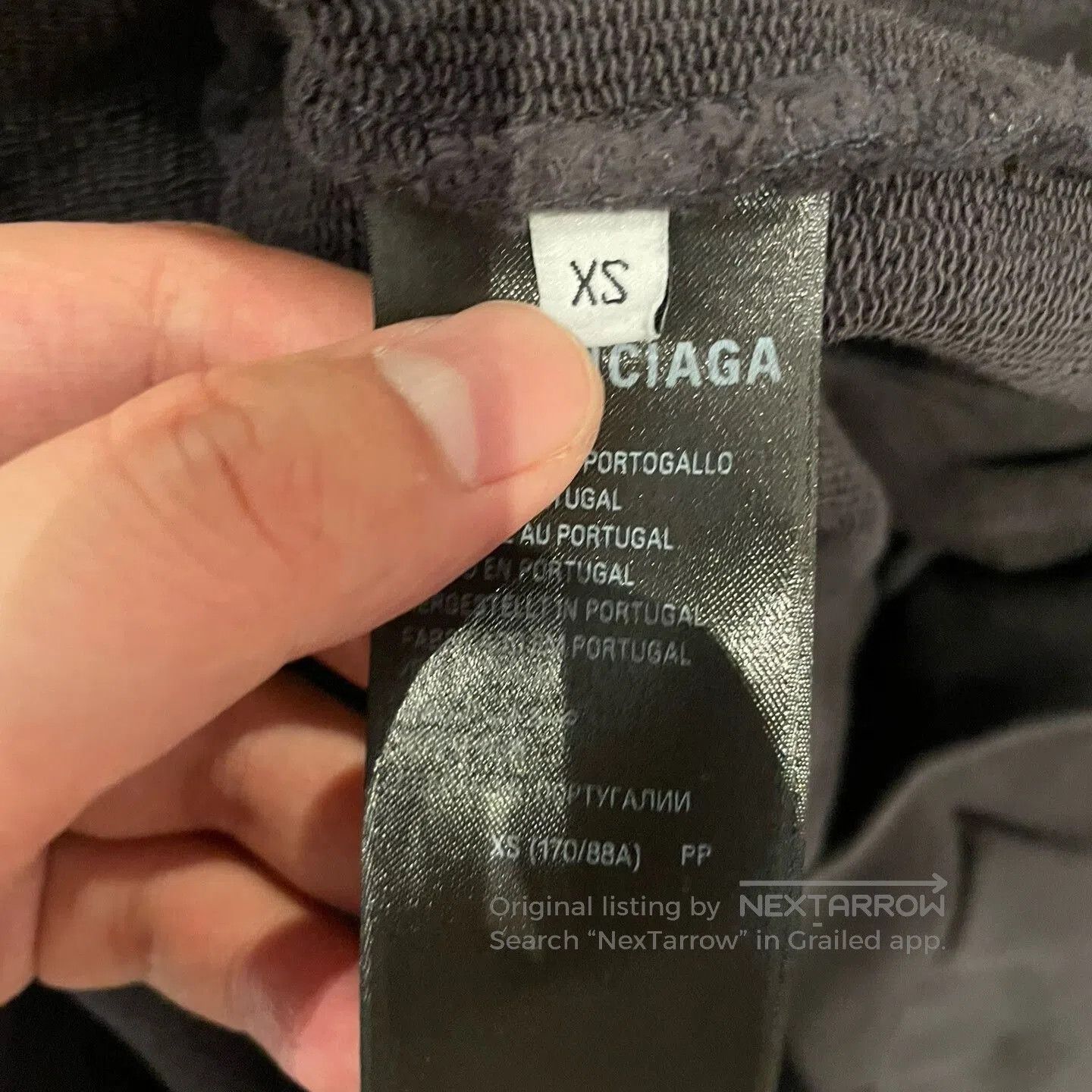 Balenciaga balenciaga black hoodie size xs. Size US XS / EU 42 / 0 - 3 Thumbnail