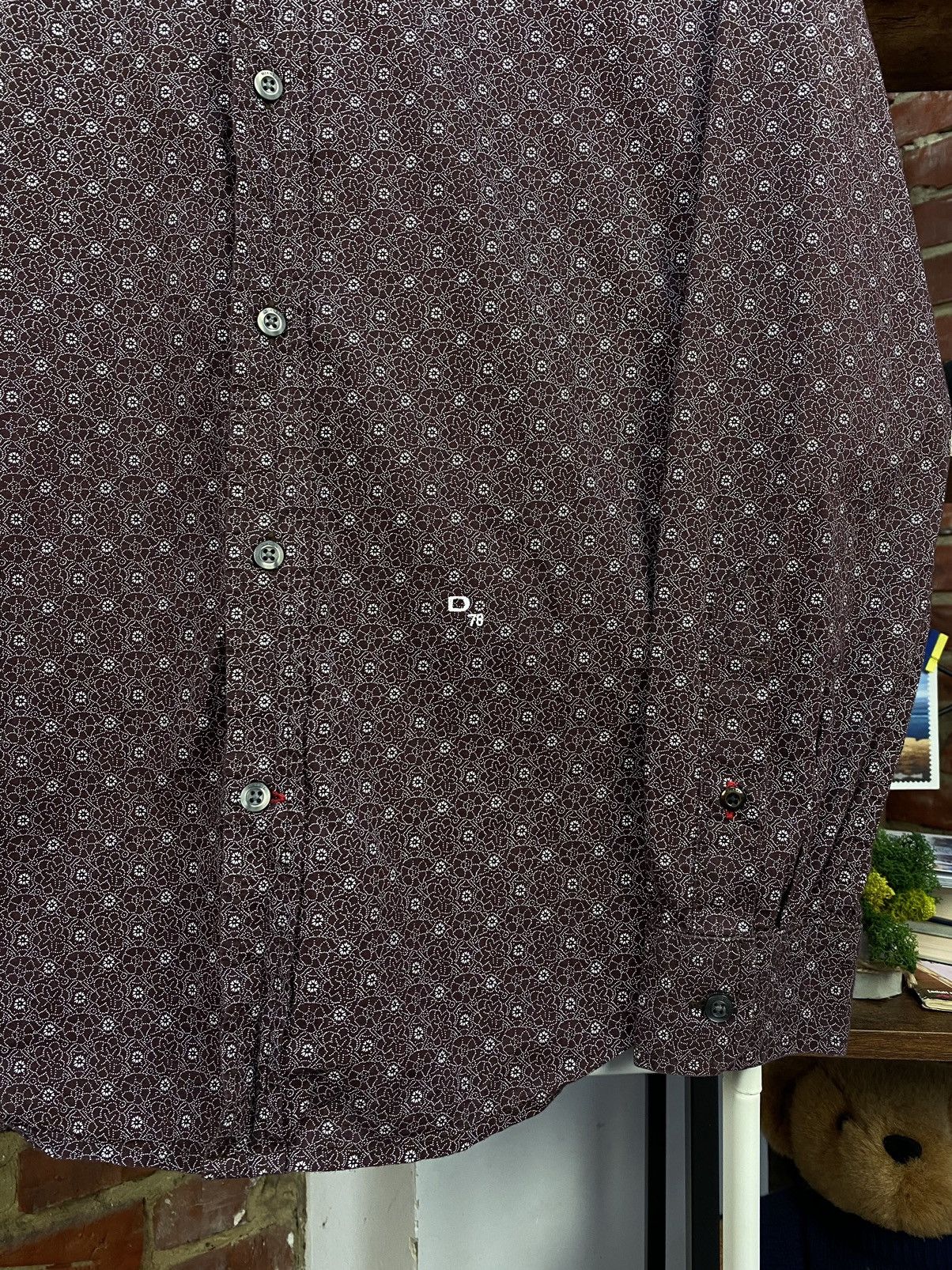 Diesel Diesel Geometric Printed Long Sleeve Shirt Size US M / EU 48-50 / 2 - 3 Thumbnail