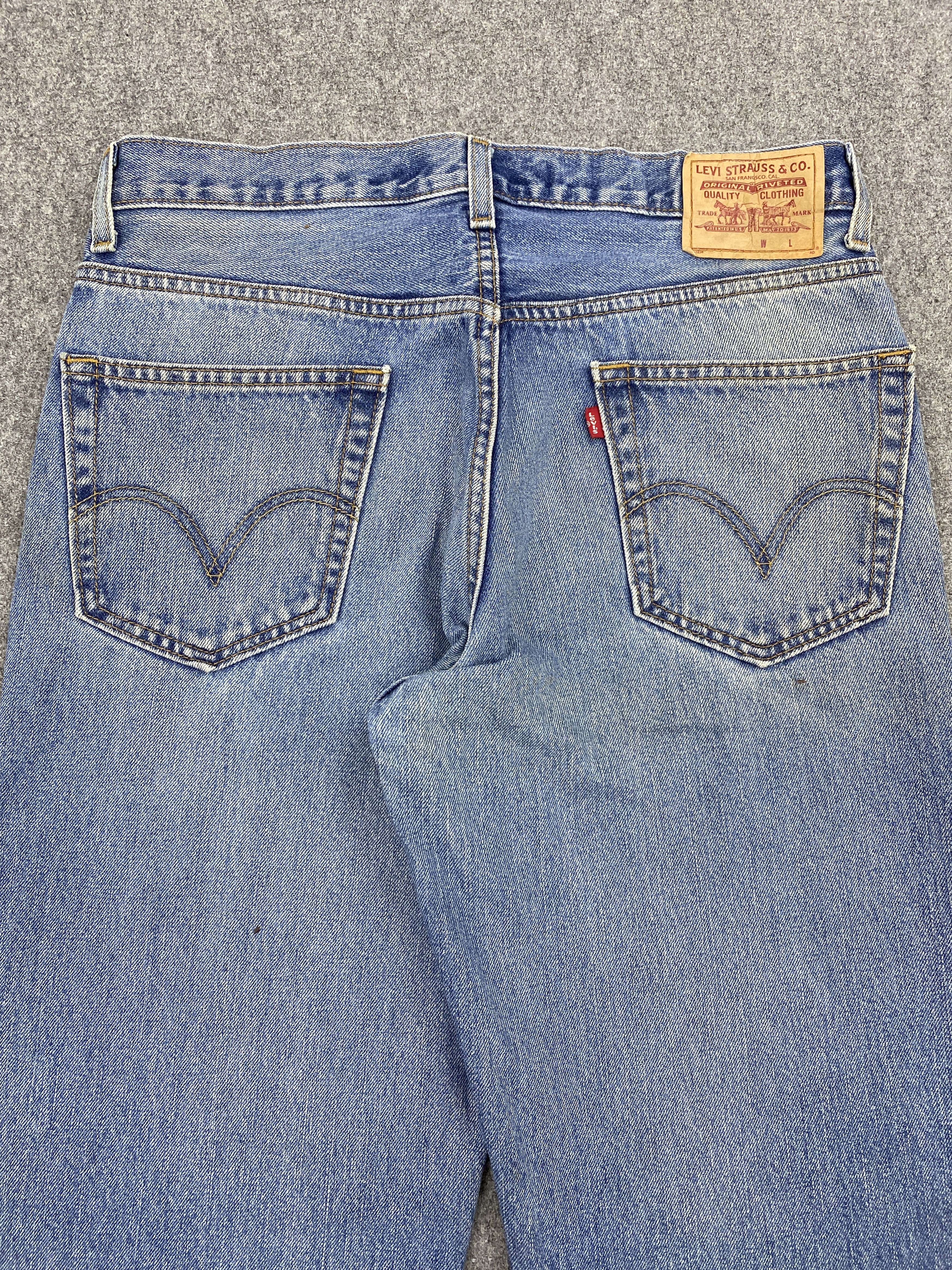 Levi's × Vintage Faded Blue Vintage 90s Levis 550 Jeans Size US 34 / EU 50 - 4 Thumbnail