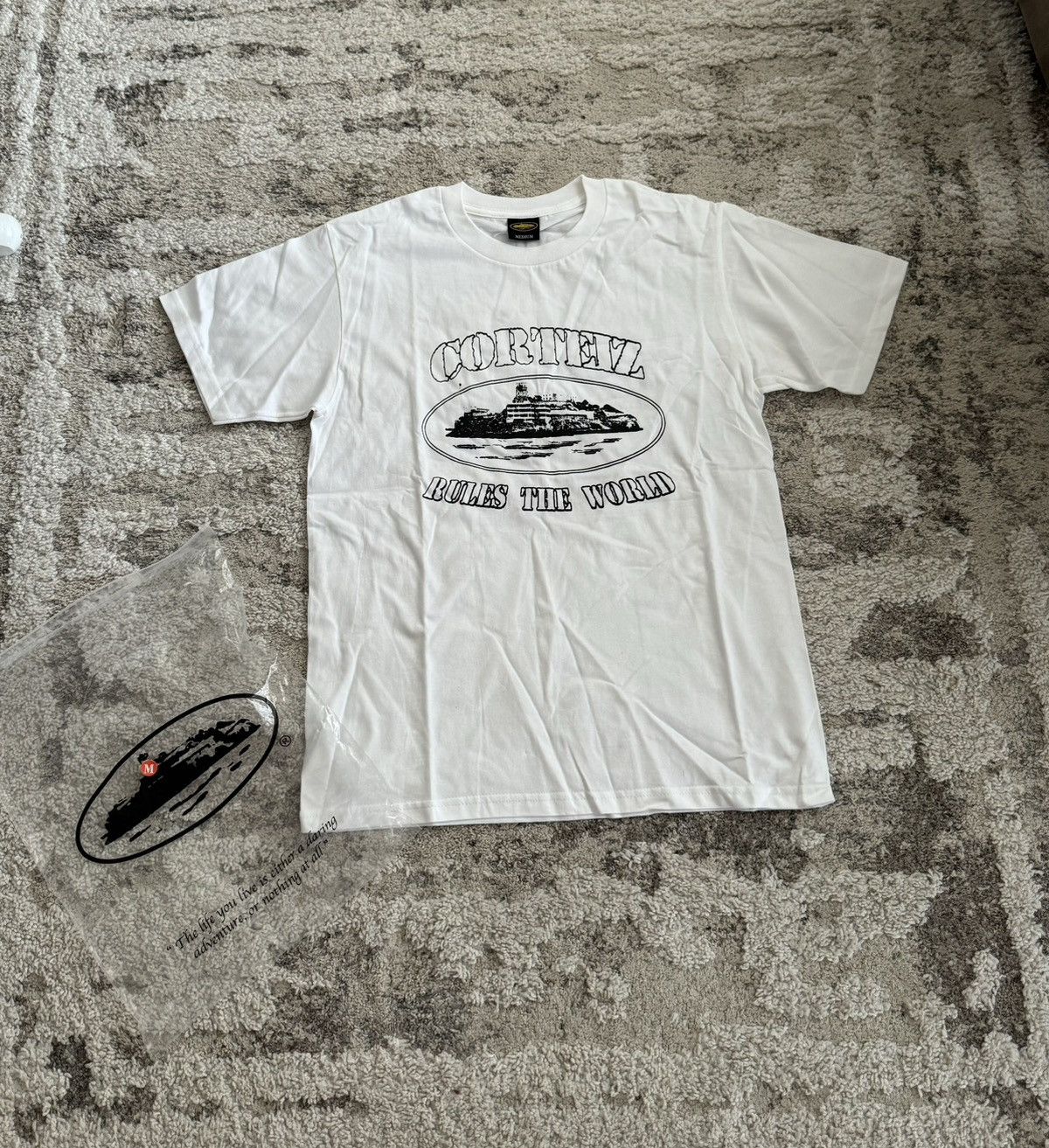 Corteiz Corteiz Alcatraz T shirt White | Grailed