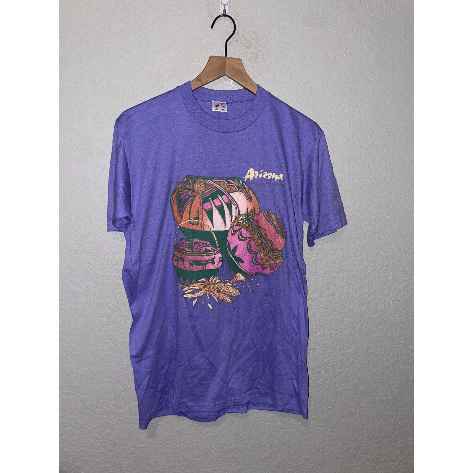Jerzees Vintage Arizona Native American Shirt Pot Tee VTG 90s Large Size US L / EU 52-54 / 3 - 1 Thumbnail