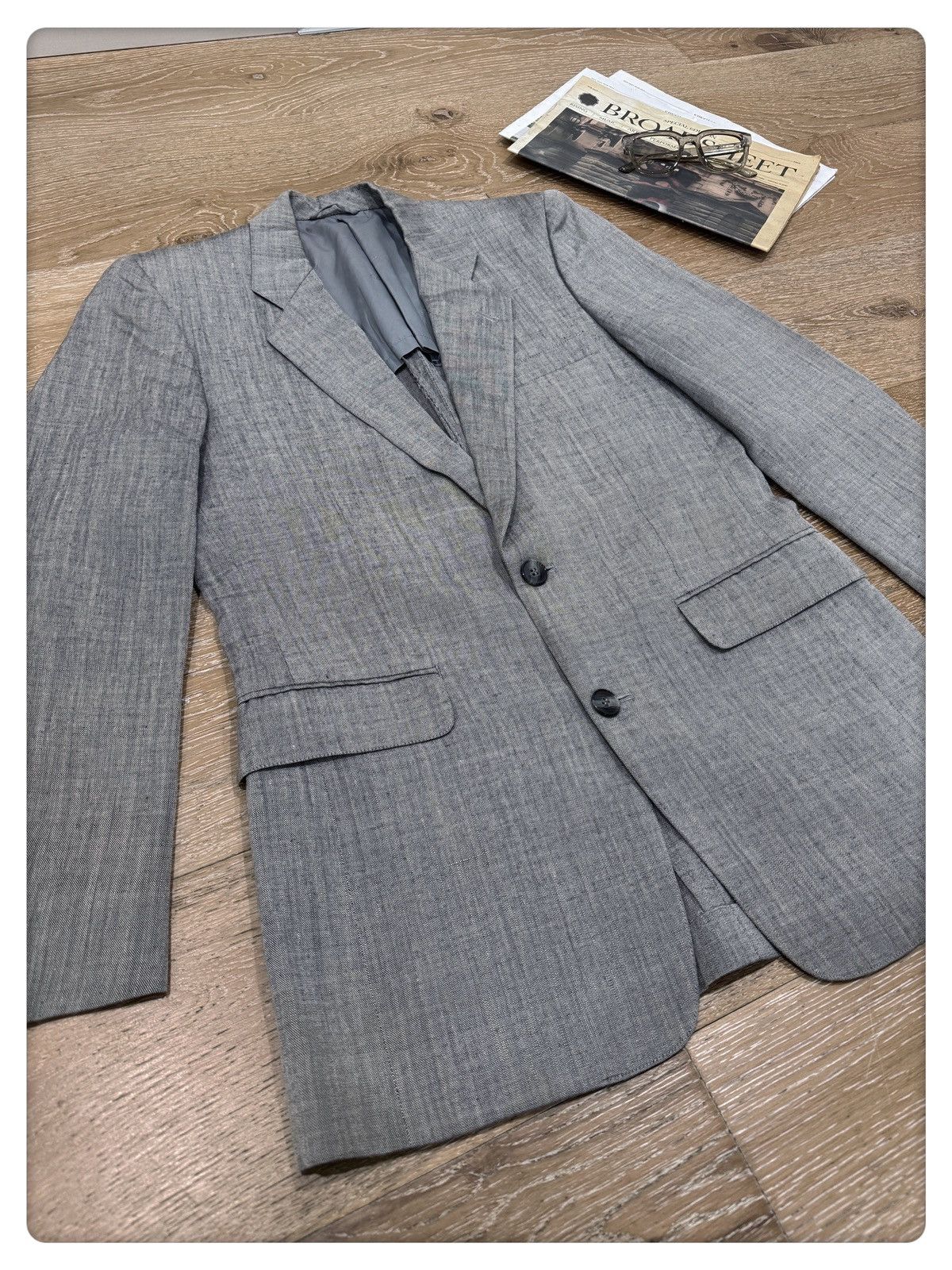 Christian Dior Monsieur Dior’s vintage Monsieur Prêt-à-Porter line tailored blazer Size 46S - 2 Thumbnail