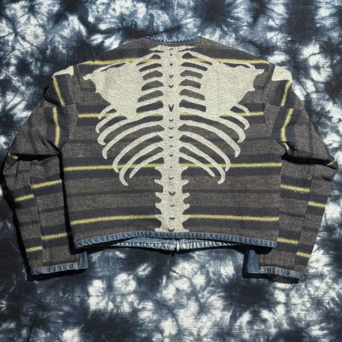 Kapital Kountry Kapital Reversible Bone Lining Motocross Denim Jacket Size US L / EU 52-54 / 3 - 2 Thumbnail