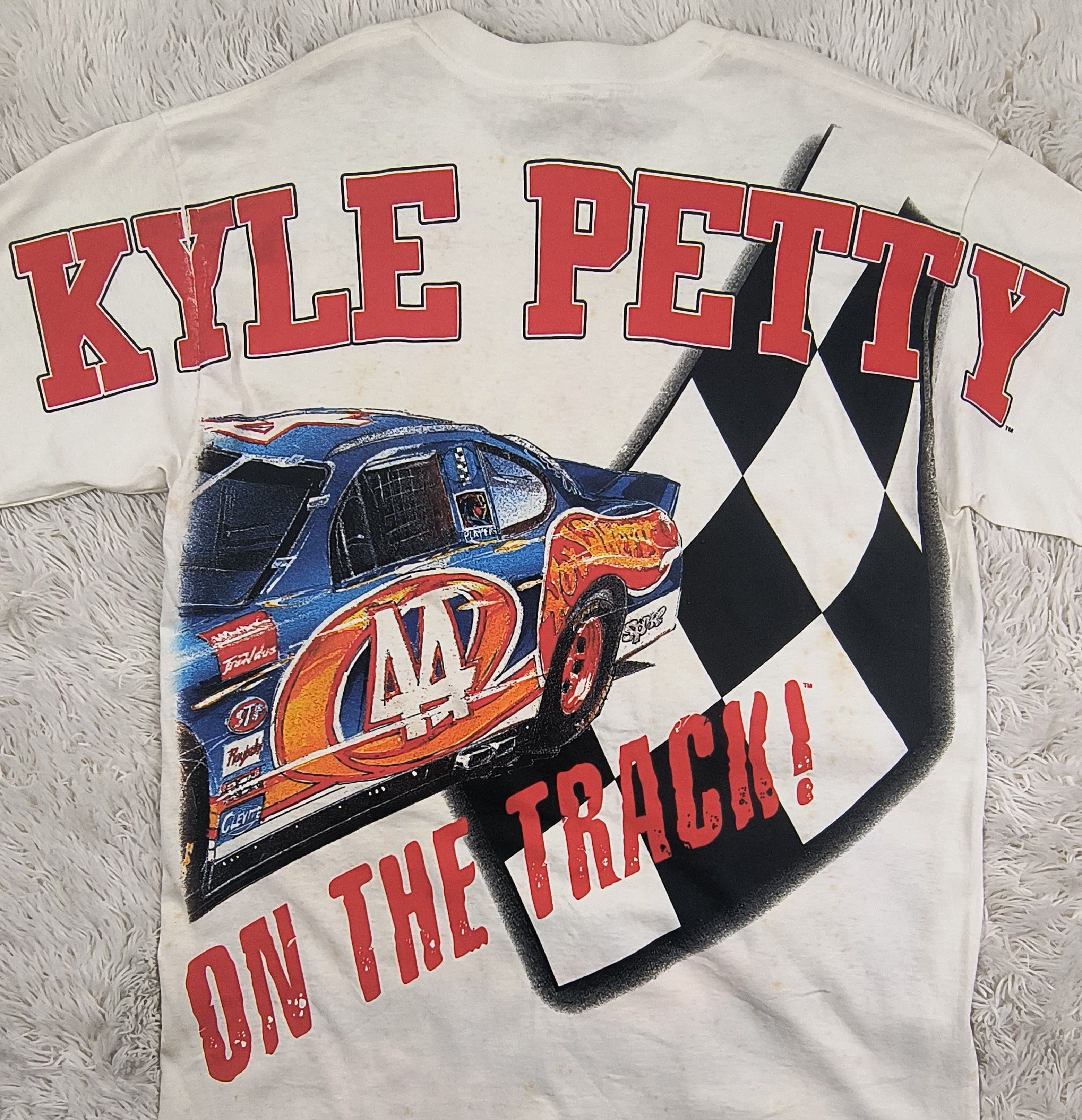 Vintage Vintage Hot Wheels Kyle Petty 1998 tee Size US L / EU 52-54 / 3 - 9 Thumbnail