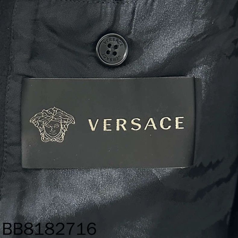 Versace Versace Double row Medusa gold buckle neckline rhinestone Size S / US 4 / IT 40 - 5 Thumbnail