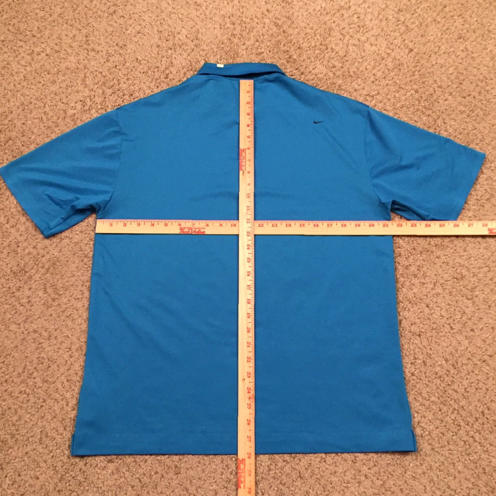 Vintage Tiger Woods Polo Shirt Mens M Blue Short Sleeve Dri Fit Polo Shirt Solid Blue Polo Shirt Mens Short Sleeve Nike Tiger Woods Size US M / EU 48-50 / 2 - 6 Thumbnail