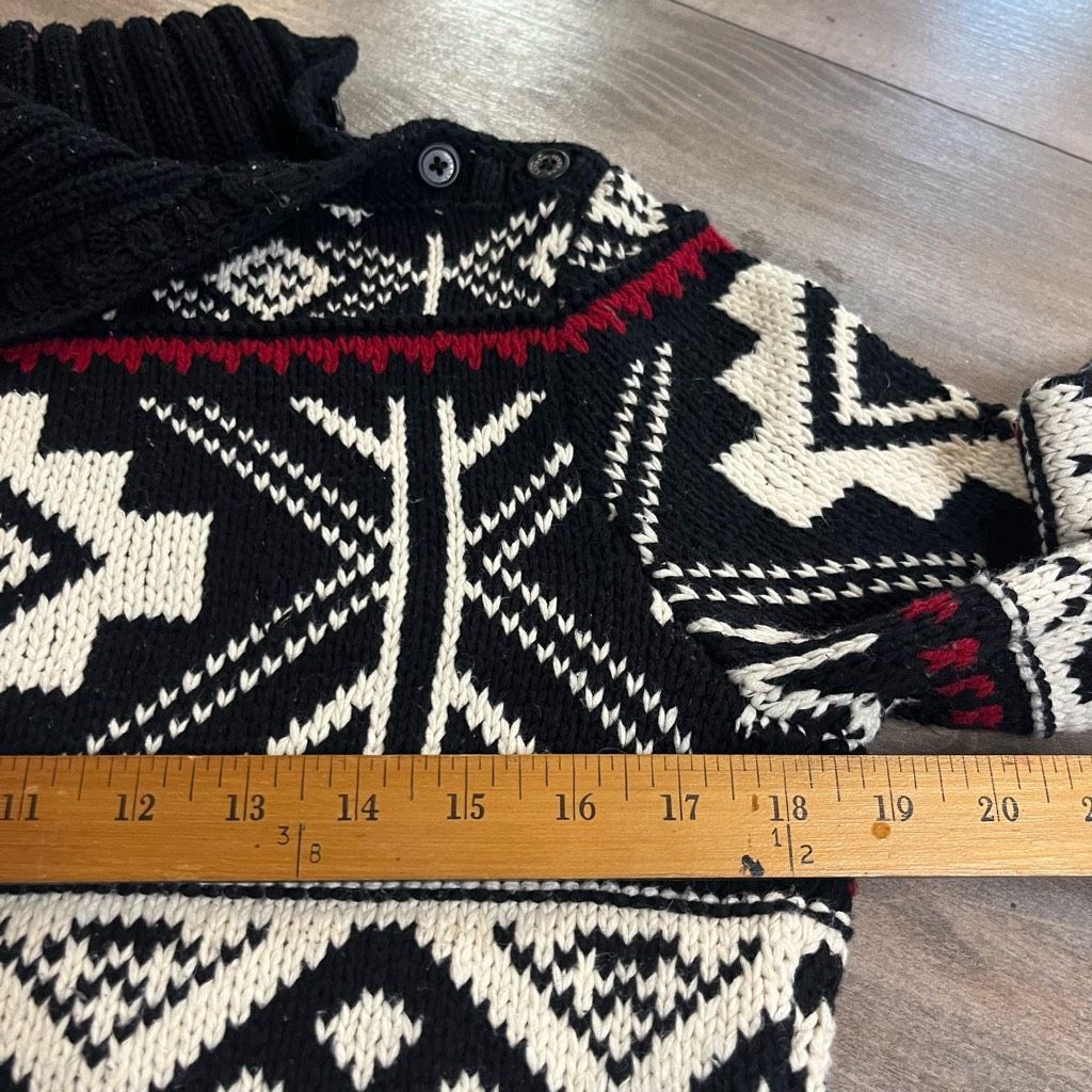 Polo Ralph Lauren Polo Ralph Lauren Y2K Fair Isle Turtleneck Pullover Sweater Size S / US 4 / IT 40 - 5 Thumbnail