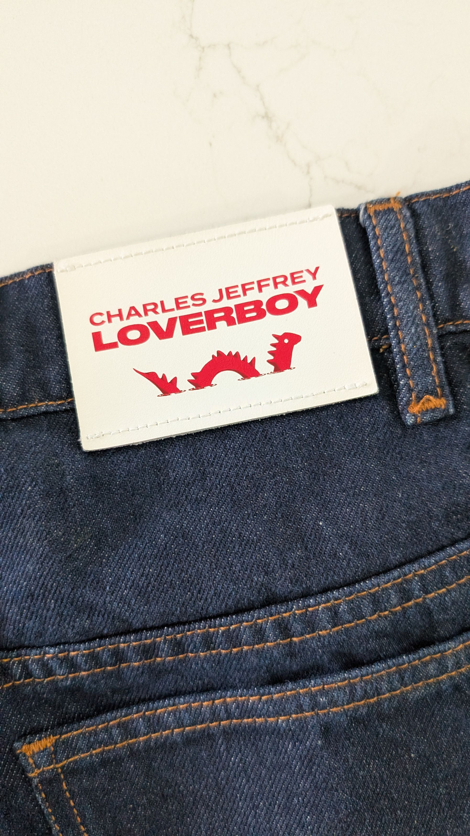 Charles Jeffrey LOVERBOY Charles Jeffrey Loverboy Painted Art Splash Jeans 30 x 32 Size US 30 / EU 46 - 3 Thumbnail