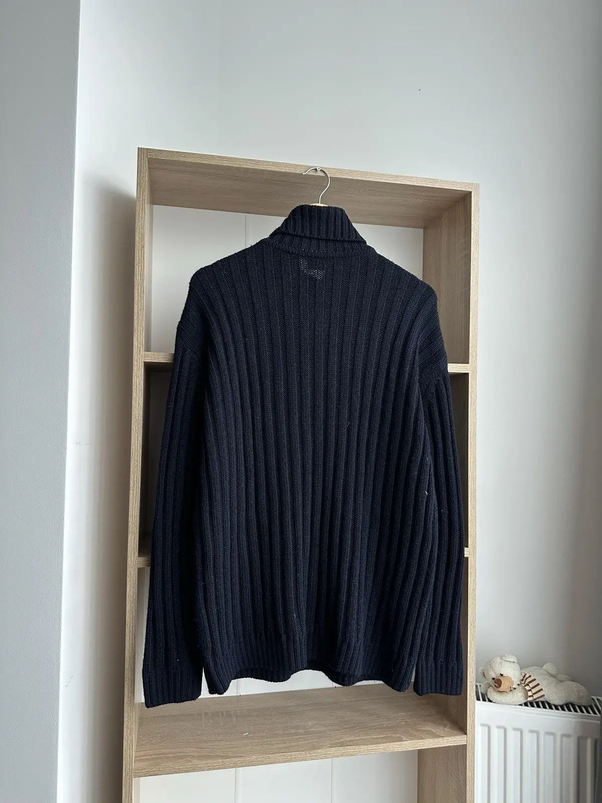 Lacoste × Vintage Vintage Lacoste Turtleneck Knitted Wool Blue Sweater Size US M / EU 48-50 / 2 - 11 Thumbnail