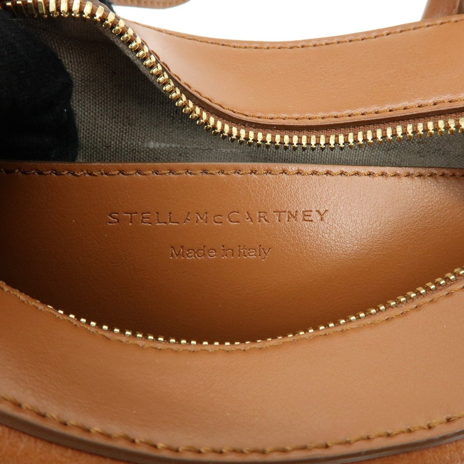 Stella McCartney Stella McCartney Ryder Faux Leather Handbag Beige Size ONE SIZE - 13 Thumbnail