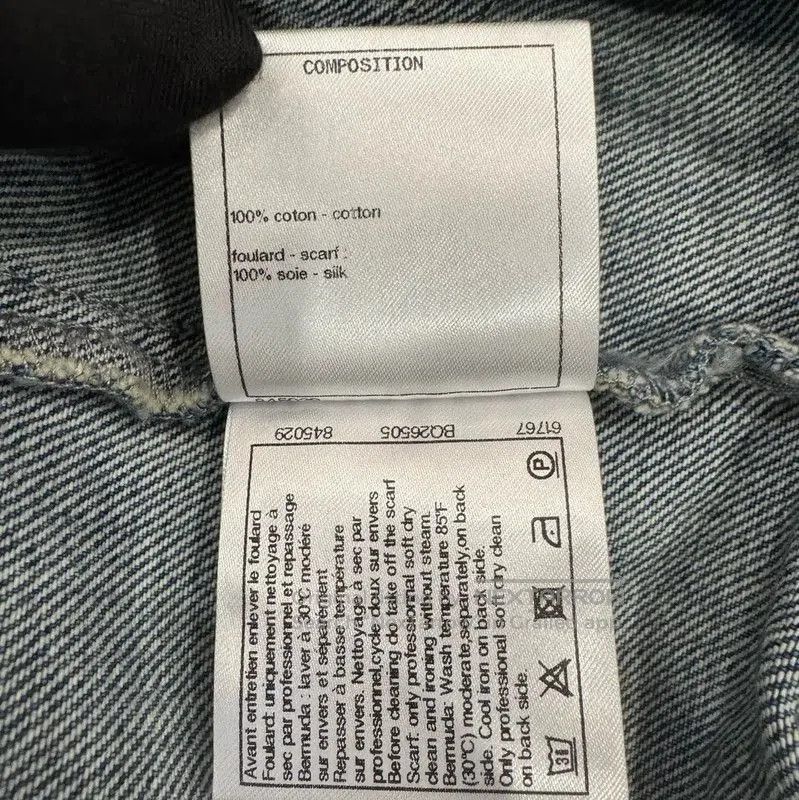 Chanel Chanel Blue Denim Women's Jeans Size XS . Size 23" - 8 Thumbnail