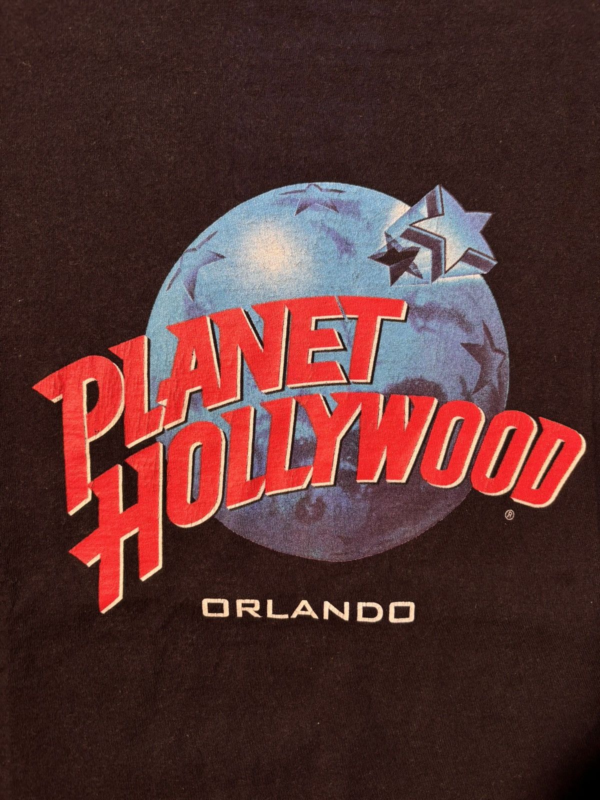 Planet Hollywood Vtg Planet Hollywood Orlando Florida Earth Logo 90’s USA XL Size US XL / EU 56 / 4 - 2 Thumbnail