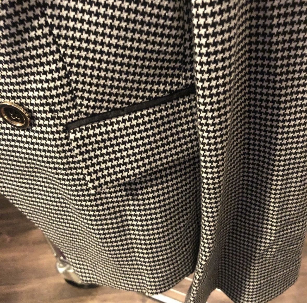 Rachel Zoe RACHEL Zoe Houndstooth Blazer Size XS / US 0-2 / IT 36-38 - 8 Thumbnail