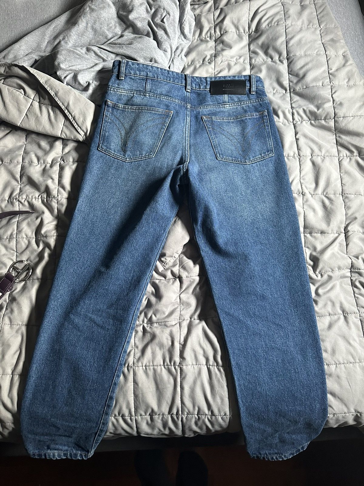 AMI AMI Paris Blue Tapered Jeans Size US 30 / EU 46 - 2 Thumbnail