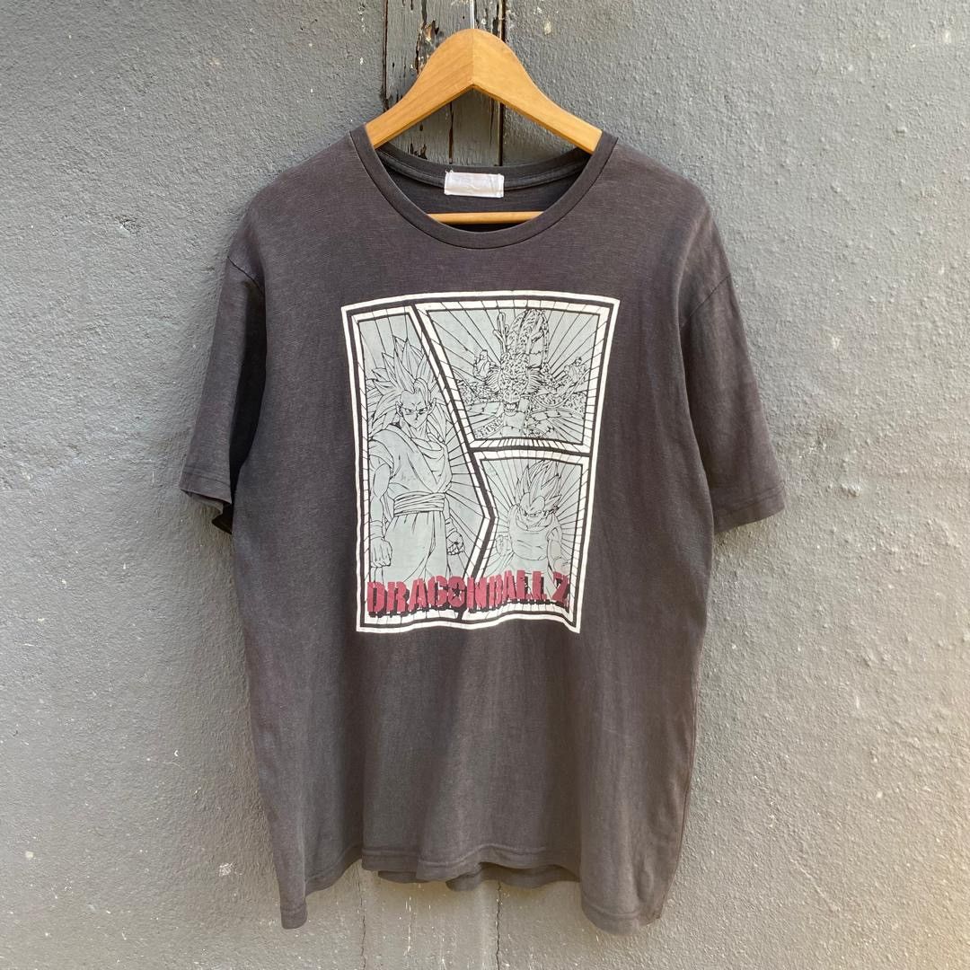 Thrashed Faded Dragon Ball Z Anima Tee