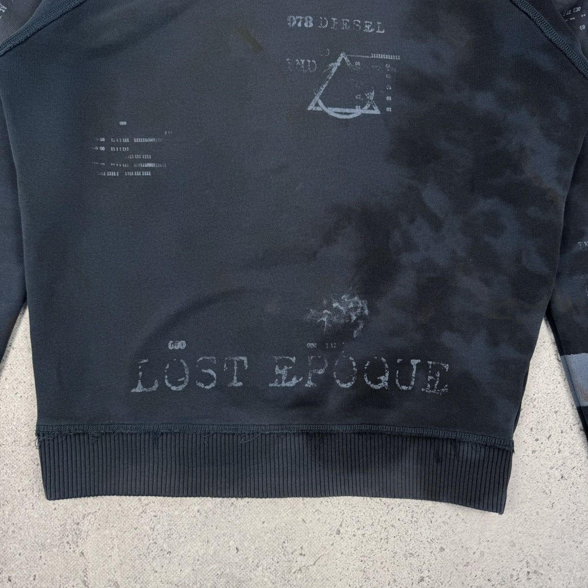 Diesel × Vintage Vintage Diesel Y2K Crazy Hoodie Size US M / EU 48-50 / 2 - 7 Thumbnail