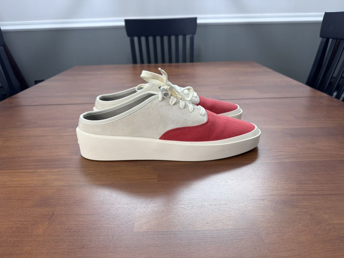 Fear of God Fear of God Sixth Collection Backless 101 Sneaker Bone/Red Size US 12 / EU 45 - 1 Thumbnail