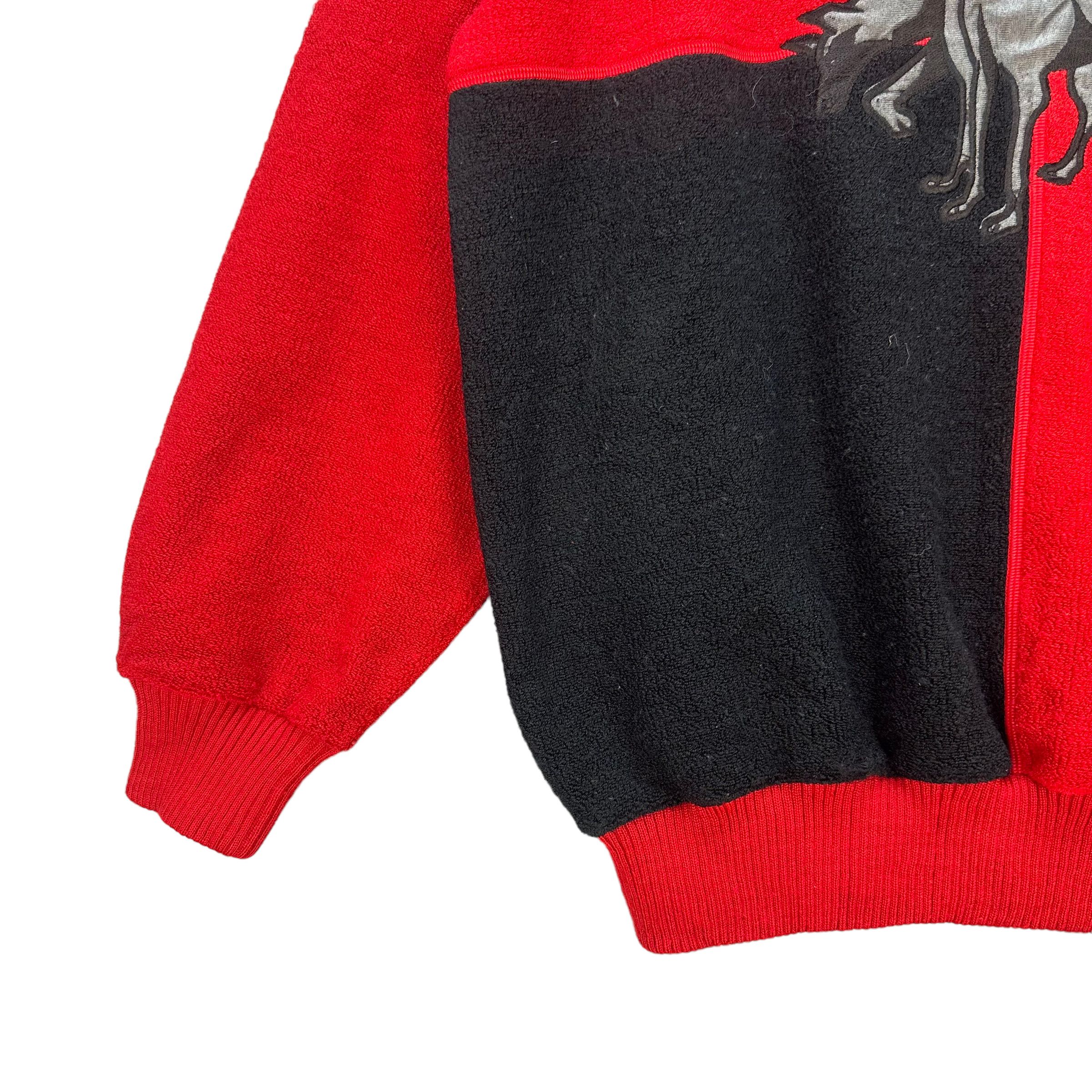 Japanese Brand DOBERMANN EMBROIDERED GRAPHIC KNITTED SWEATSHIRTS #8612-017 Size US L / EU 52-54 / 3 - 5 Thumbnail