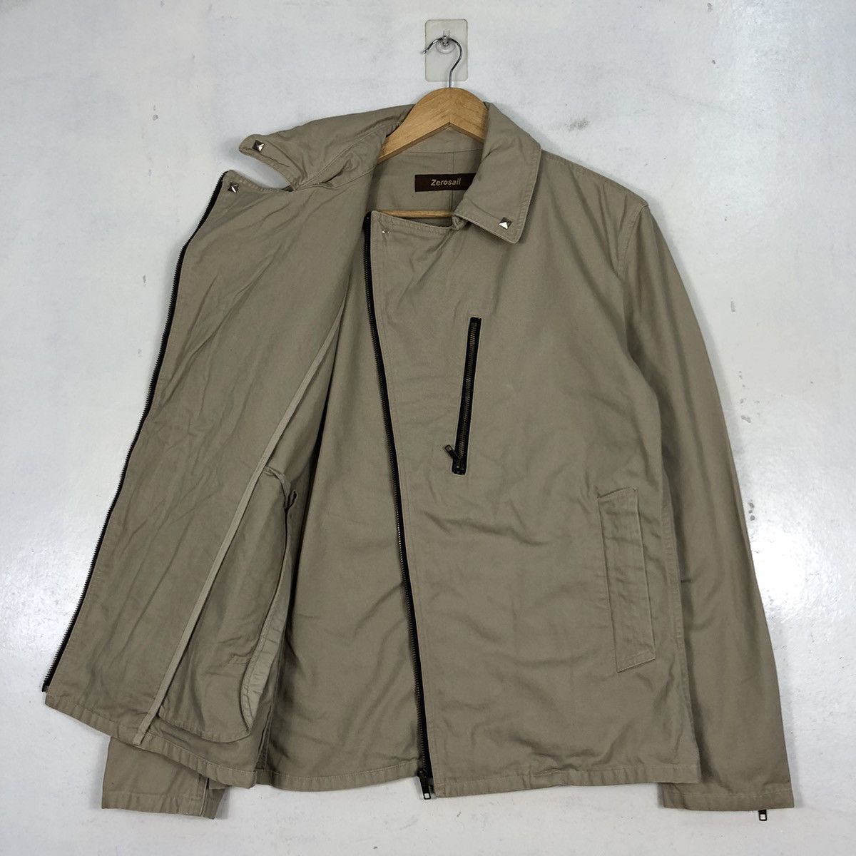 If Six Was Nine × Japanese Brand × Le Grande Bleu (L.G.B.) Zerosail Bikers Double Collar Jackets Size US M / EU 48-50 / 2 - 9 Thumbnail