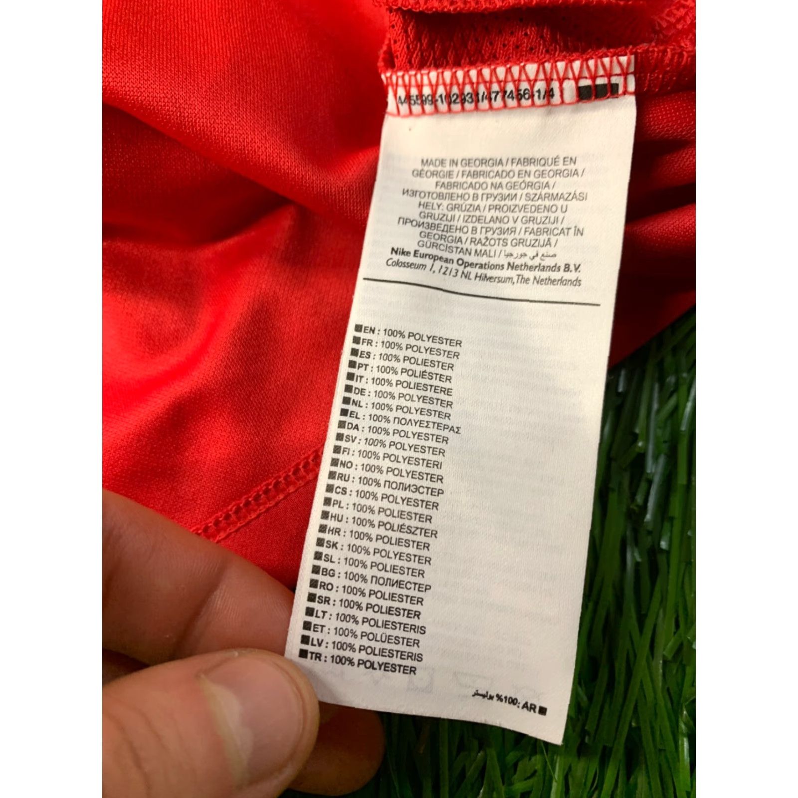 Nike Nike Dri-Fit Park Original 2019 Men Football Soccer Training Shirt Jersey L Red Park Nike Shirt Mens L Red 2019 Football Shirt Size US L / EU 52-54 / 3 - 5 Thumbnail