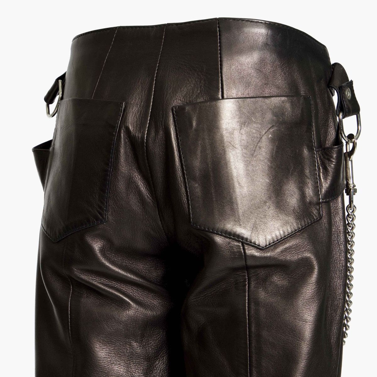 Dolce & Gabbana DOLCE & GABBANA LEATHER BONDAGE CAPRI Size 28" / US 6 / IT 42 - 4 Thumbnail