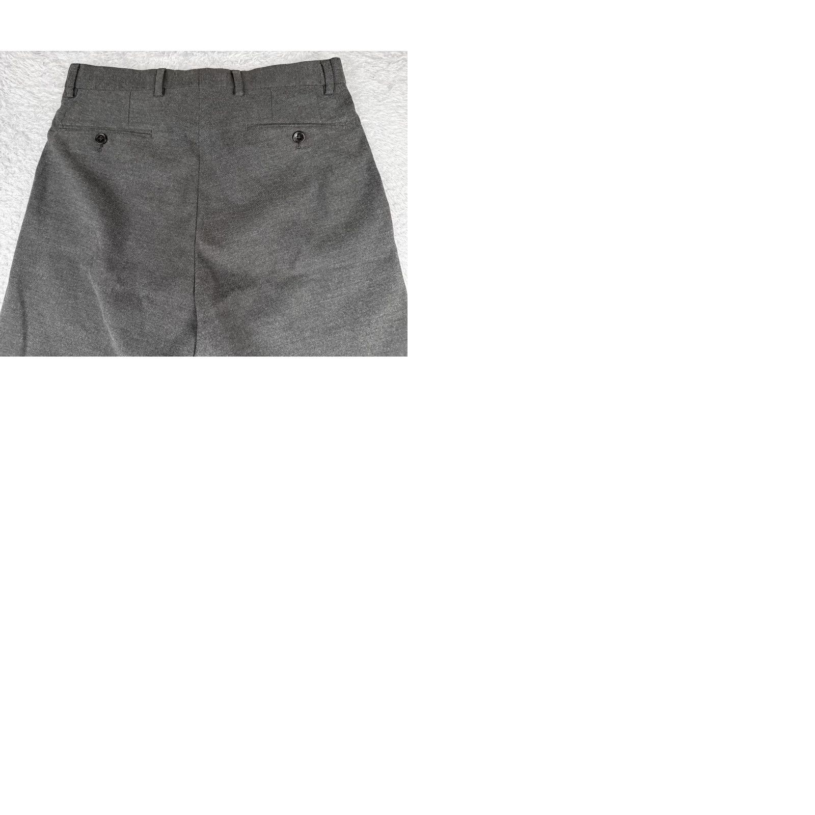 Ralph Lauren Lauren Ralph Lauren Pants Men 30 Gray Black Label Polyester Rayon Flat Front 32L Dress Pants Size US 30 / EU 46 - 10 Thumbnail