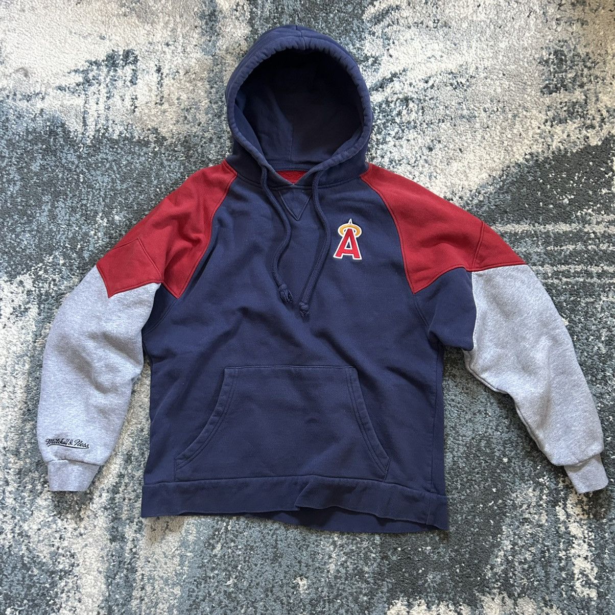 Mitchell & Ness CALiFORNiA ANGELS of ANAHEiM BOXY RAGLAN PANELED COLOR BLOCK Size S / US 4 / IT 40 - 10 Thumbnail