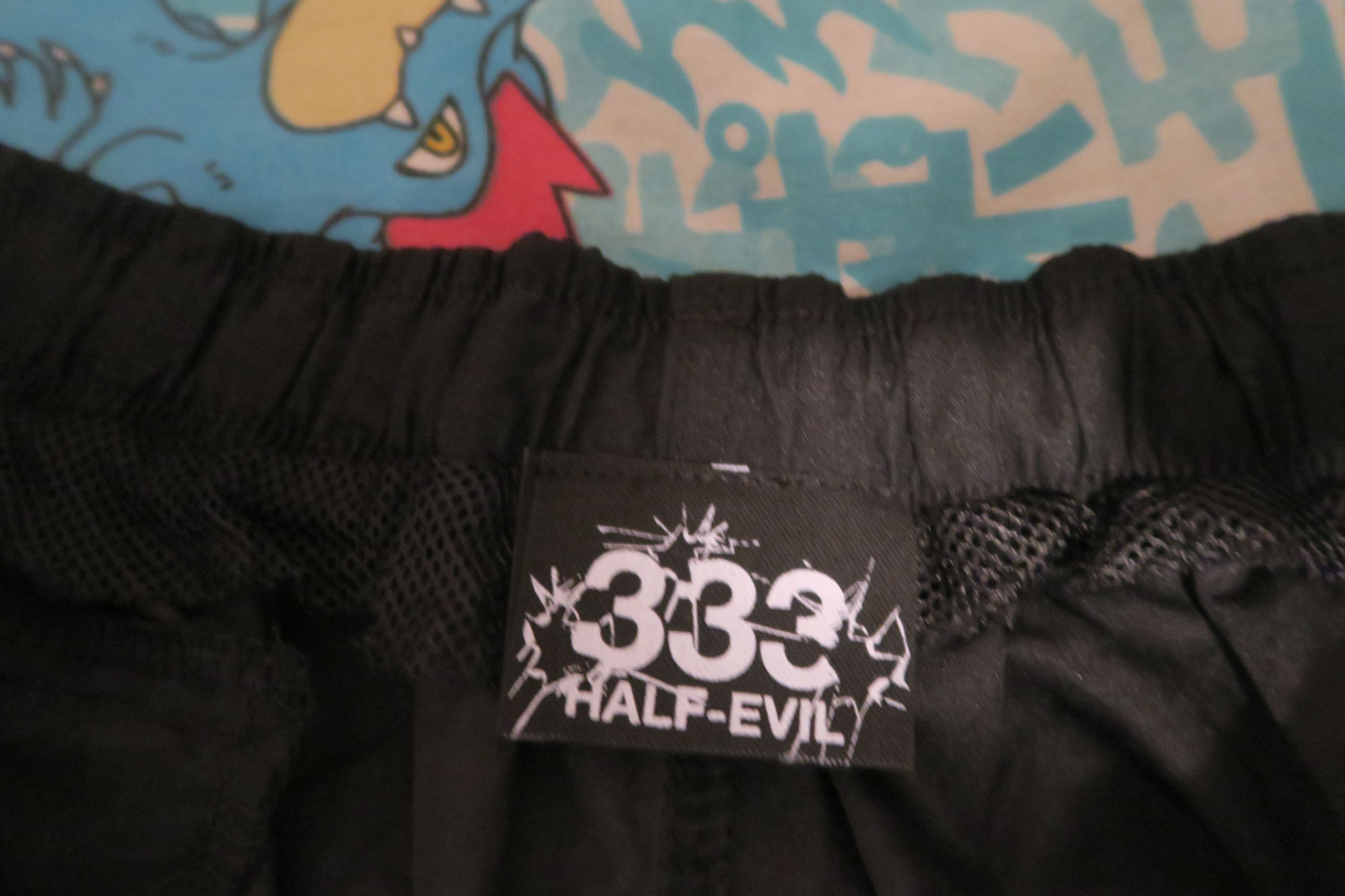 Half Evil Half Evil 333 Nylon Shorts Black Size XL Belted Size US 36 / EU 52 - 4 Thumbnail