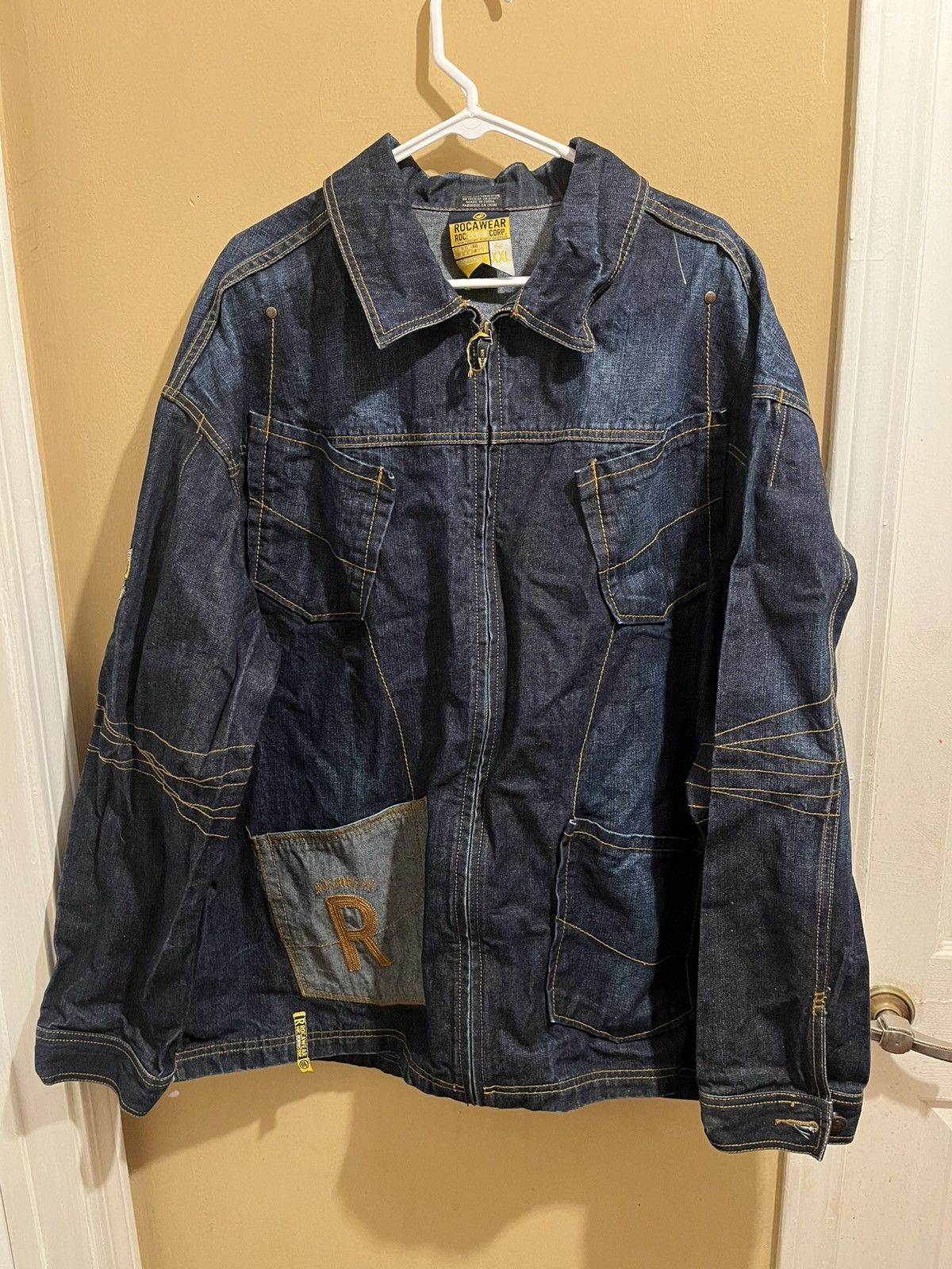 Rocawear Vintage Rocawear denim jacket Size US XXL / EU 58 / 5 - 2 Thumbnail