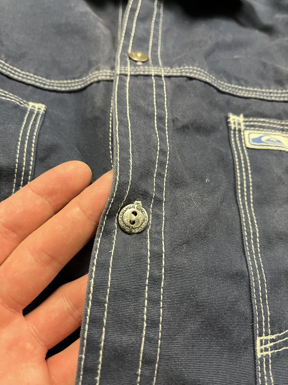 Quicksilver Vintage 90’s Quicksilver Button Up Work Jacket Rare Size US XL / EU 56 / 4 - 13 Thumbnail