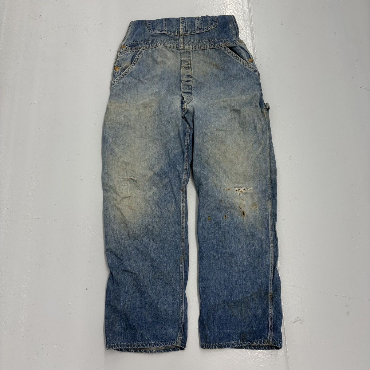 Lee Vintage 50s Lee Union Made Jelt Sanforized Overalls 38x31 Size US 38 / EU 54 - 3 Thumbnail