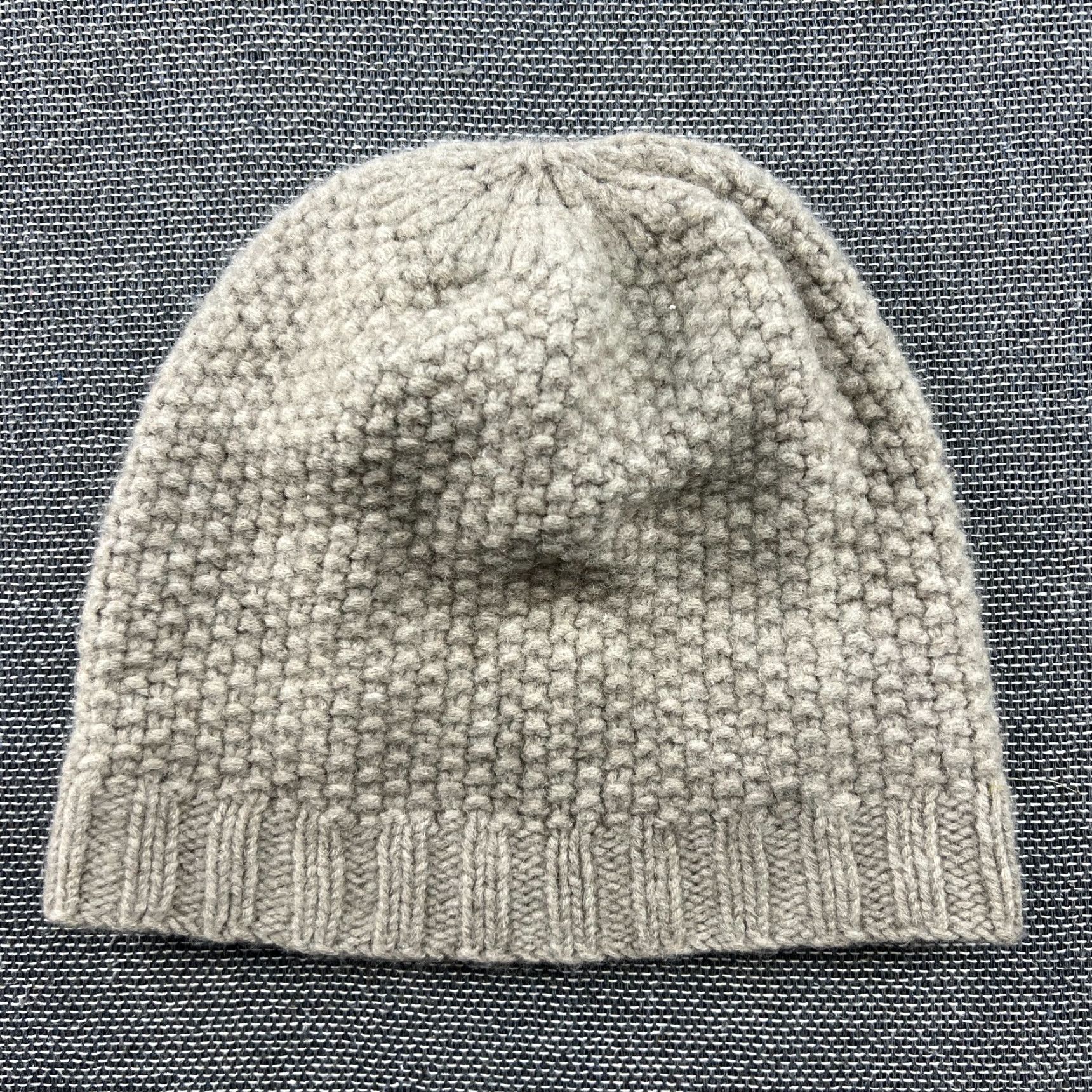 Vintage Hemisphere Beanie Hat Womens 100% Cashmere One Size Beige Mens Womens Girls Boys Size ONE SIZE - 2 Thumbnail