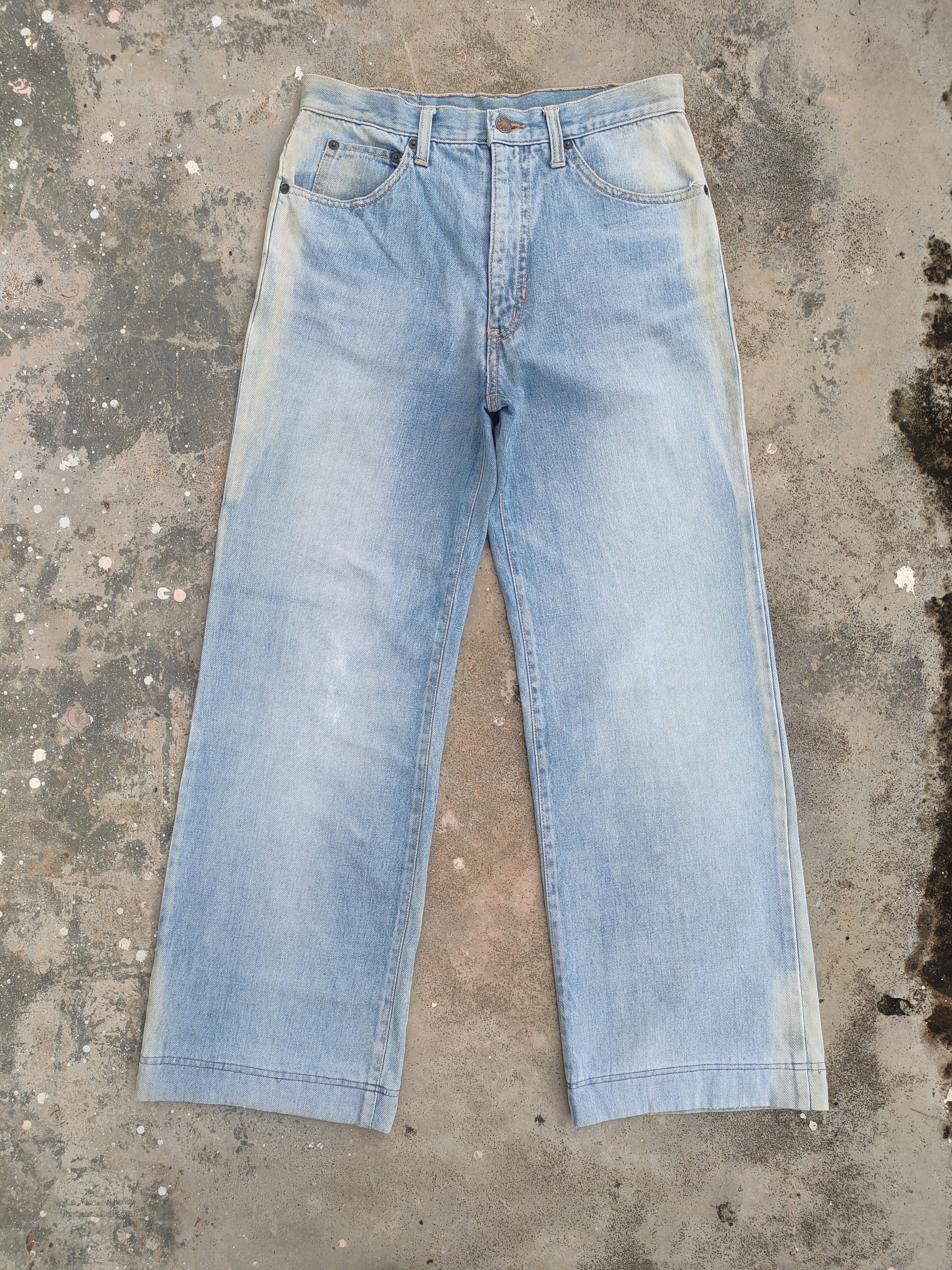 Paradise VINTAGE PARADISE FADED MUD WASH DENIM JEANS PANTS Size US 30 / EU 46 - 1 Thumbnail