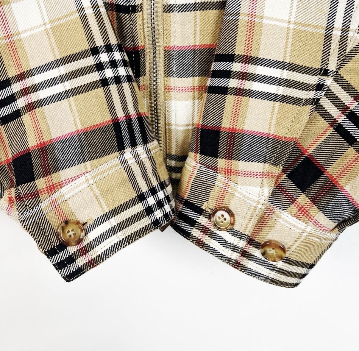 Burberry Burberry / Classic Plaid Embroidered Wool Coat K12 Size US M / EU 48-50 / 2 - 5 Thumbnail