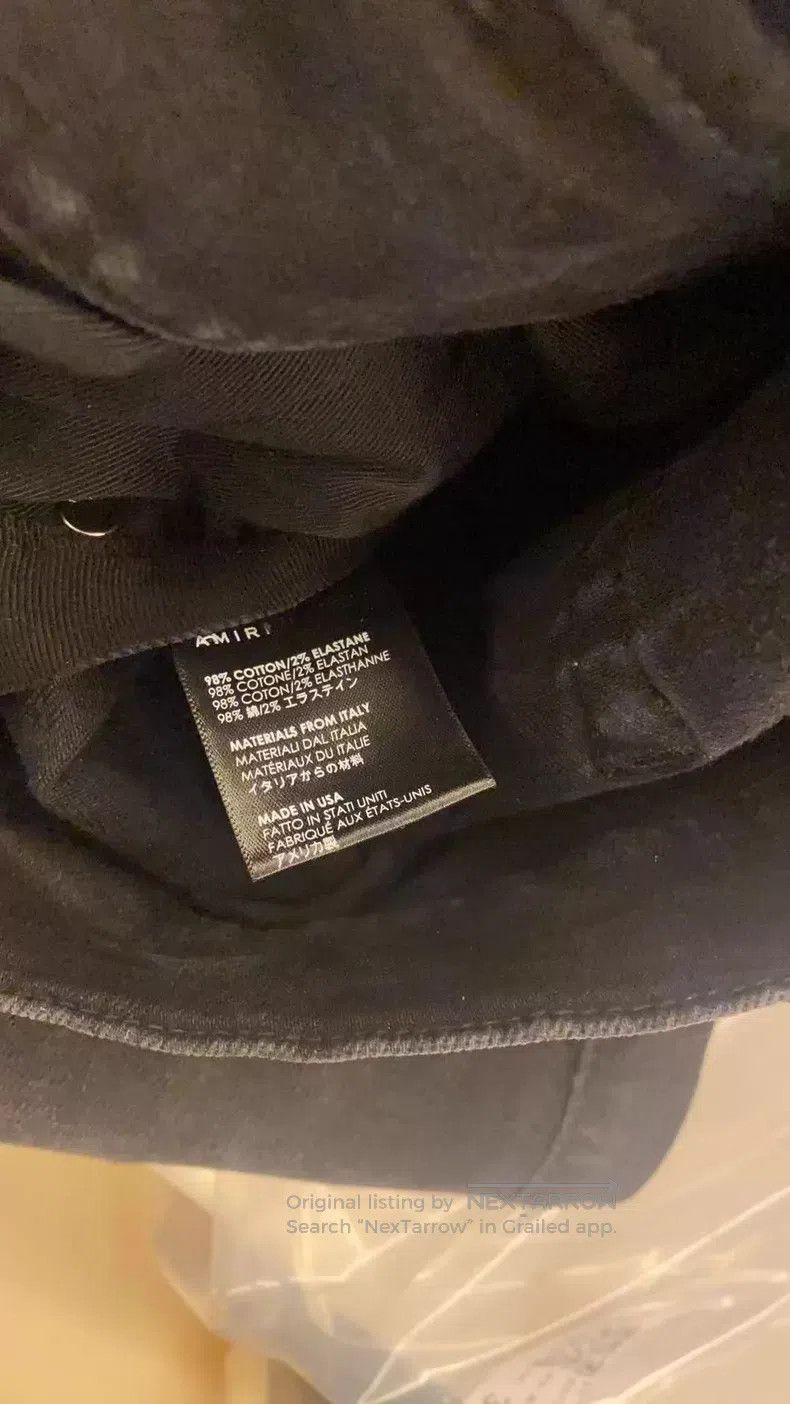 Amiri Amiri Classic washed black patchwork destroyed denim jeans Size US 30 / EU 46 - 5 Thumbnail