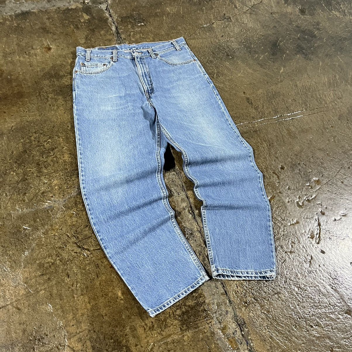Levi's × Vintage Crazy Vintage 90s Levi's 550 Faded Essential Skater Jeans Size US 36 / EU 52 - 8 Thumbnail