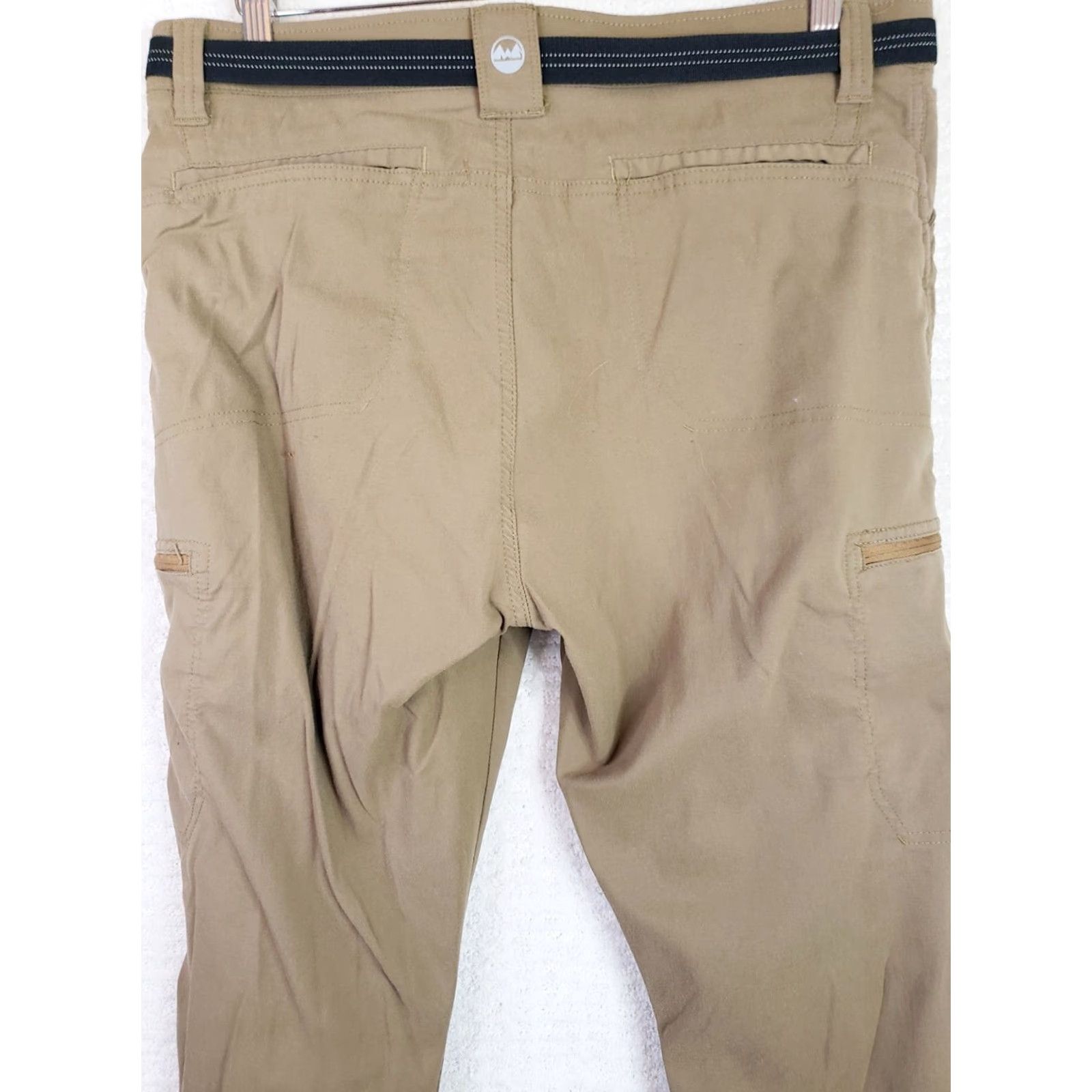 Wrangler Wrangler ATG Men's 36x32 Performance Pant Straight Fit Tan With Belt Size US 36 / EU 52 - 6 Thumbnail